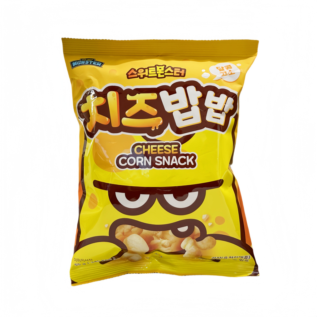Snack Corn With Cheese Flavor 55g Sweet Mobster Korea