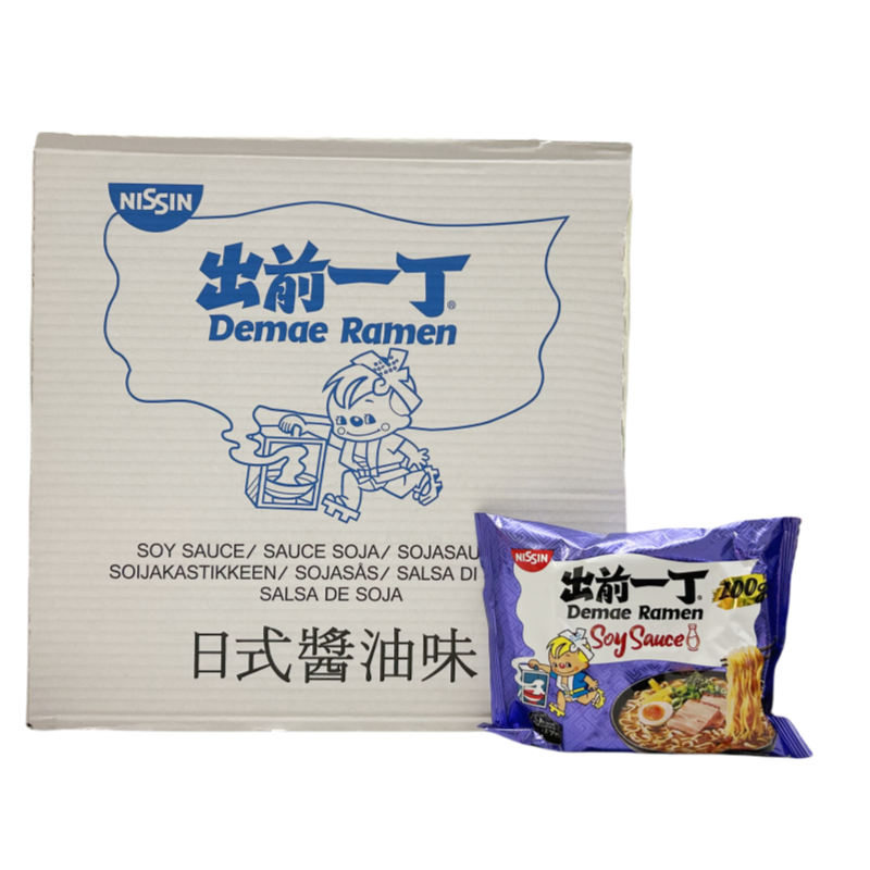 Snabbnudlar Tokyo Sojasmak 100gx30st/Låda Nissin Japan