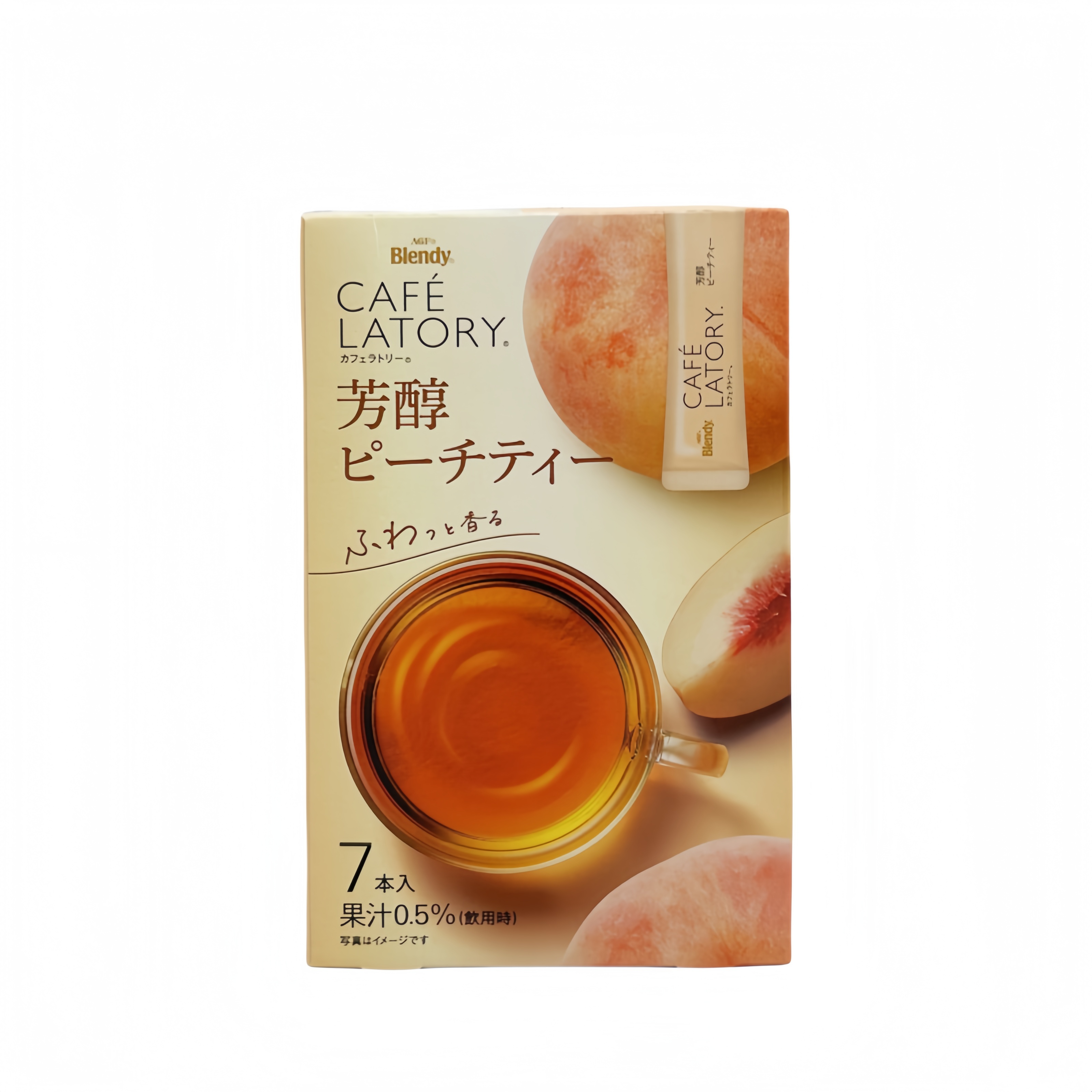 速溶果茶 白桃味 7条/46g AGF Blendy 日本