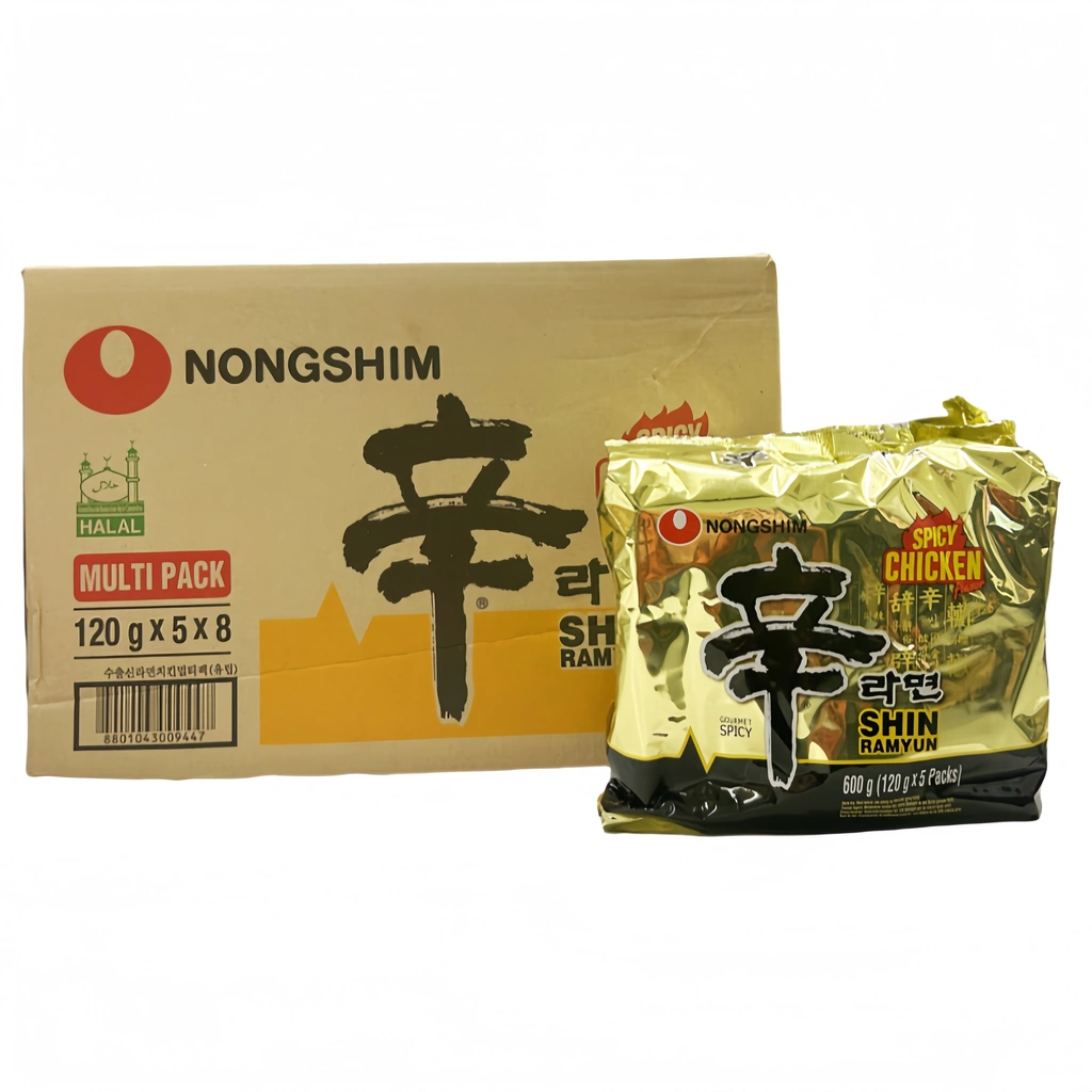 辛拉面 辣味鸡肉味 8x120gx5st/包 农心 韩国