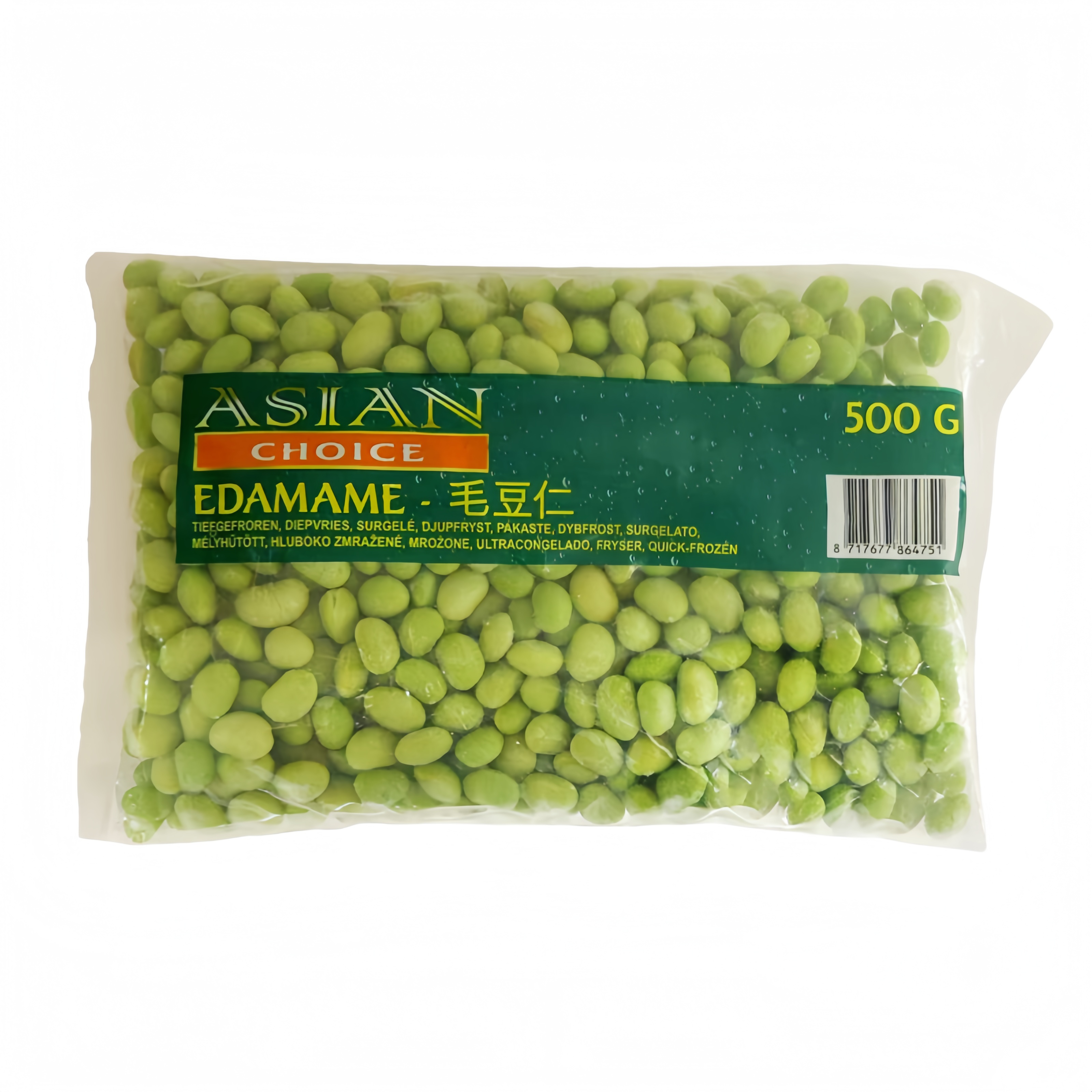 Edamame Soybeans Without Shell Frozen 500g Asian Choice China