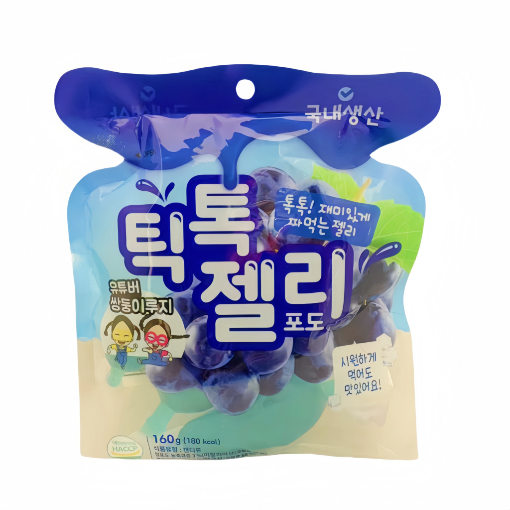 Drink Jelly With Grape Flavour 160g Kunyoung Korea