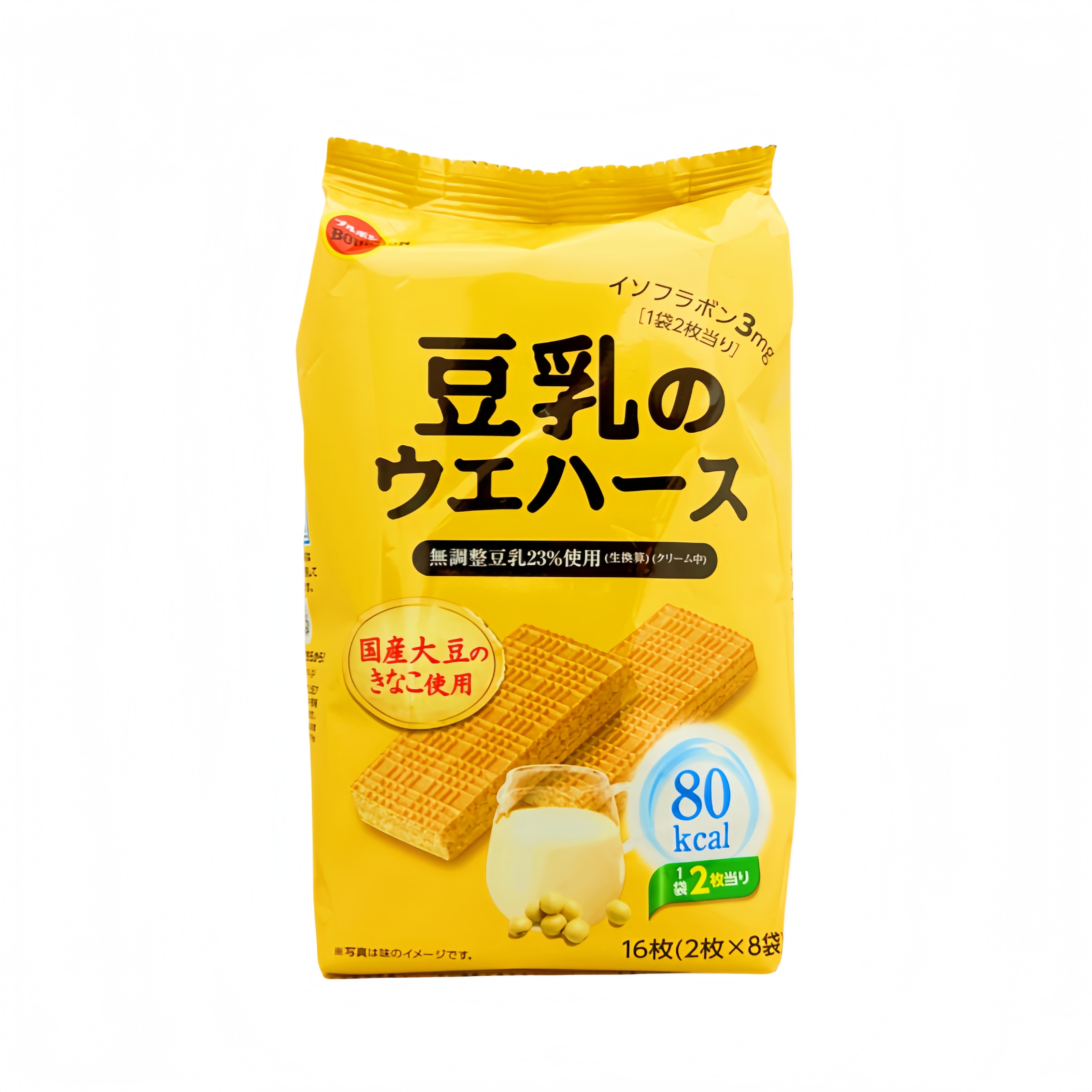 Cream Wafer With Soy Milk Flavor 112.8g Bourbon Japan