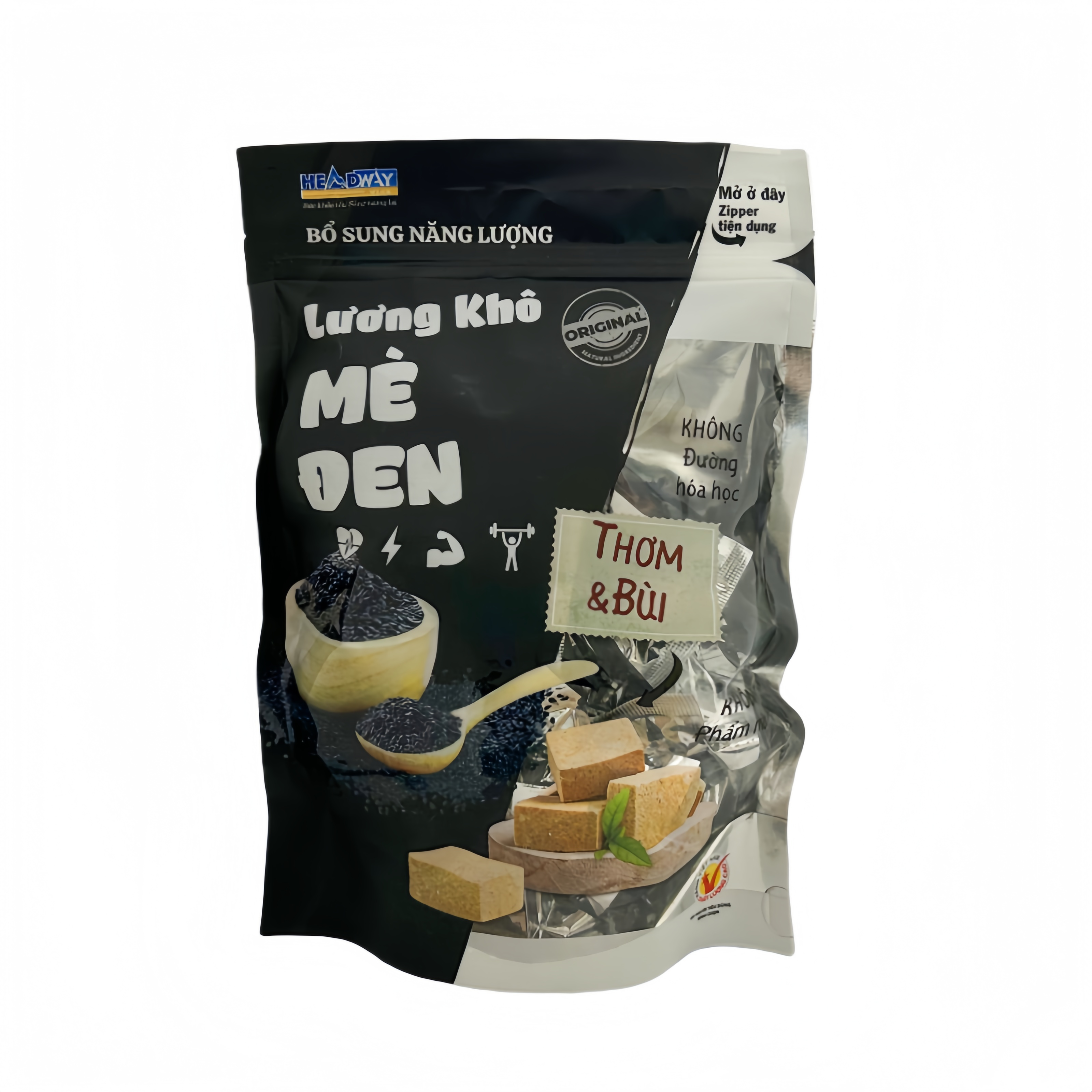 Cake With Black Sesame Seeds Flavor 250g Luong Kho Rong Bien Vietnam