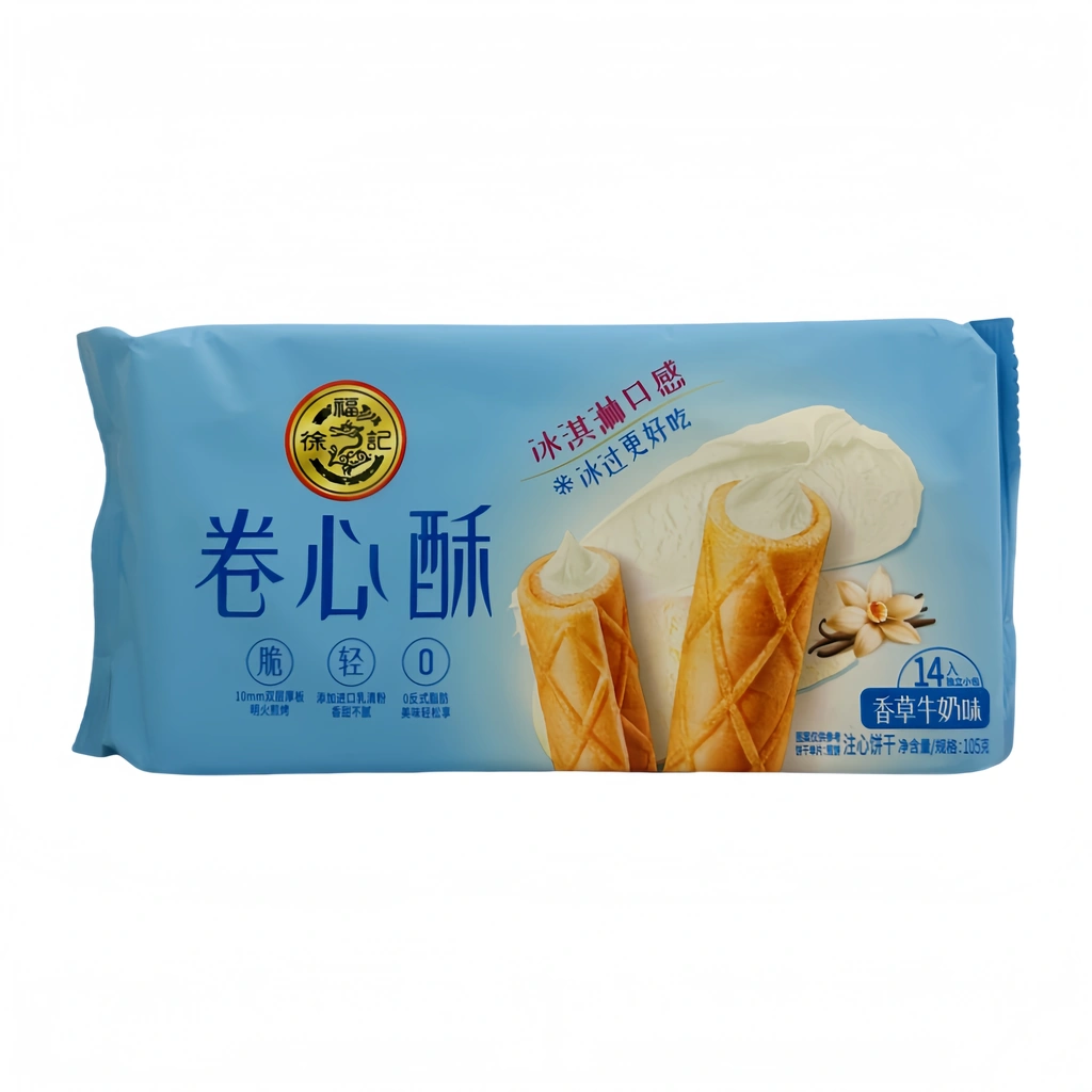 卷心酥 香草牛奶味 105g 徐福记 中国