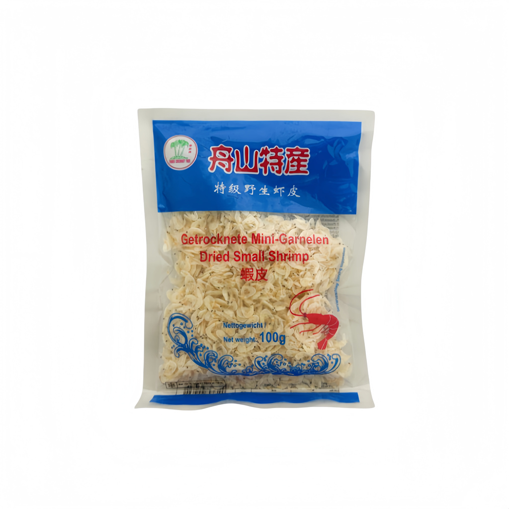 Torkade Räkor Tunn Fryst 100g TCT Xia Pi Kina