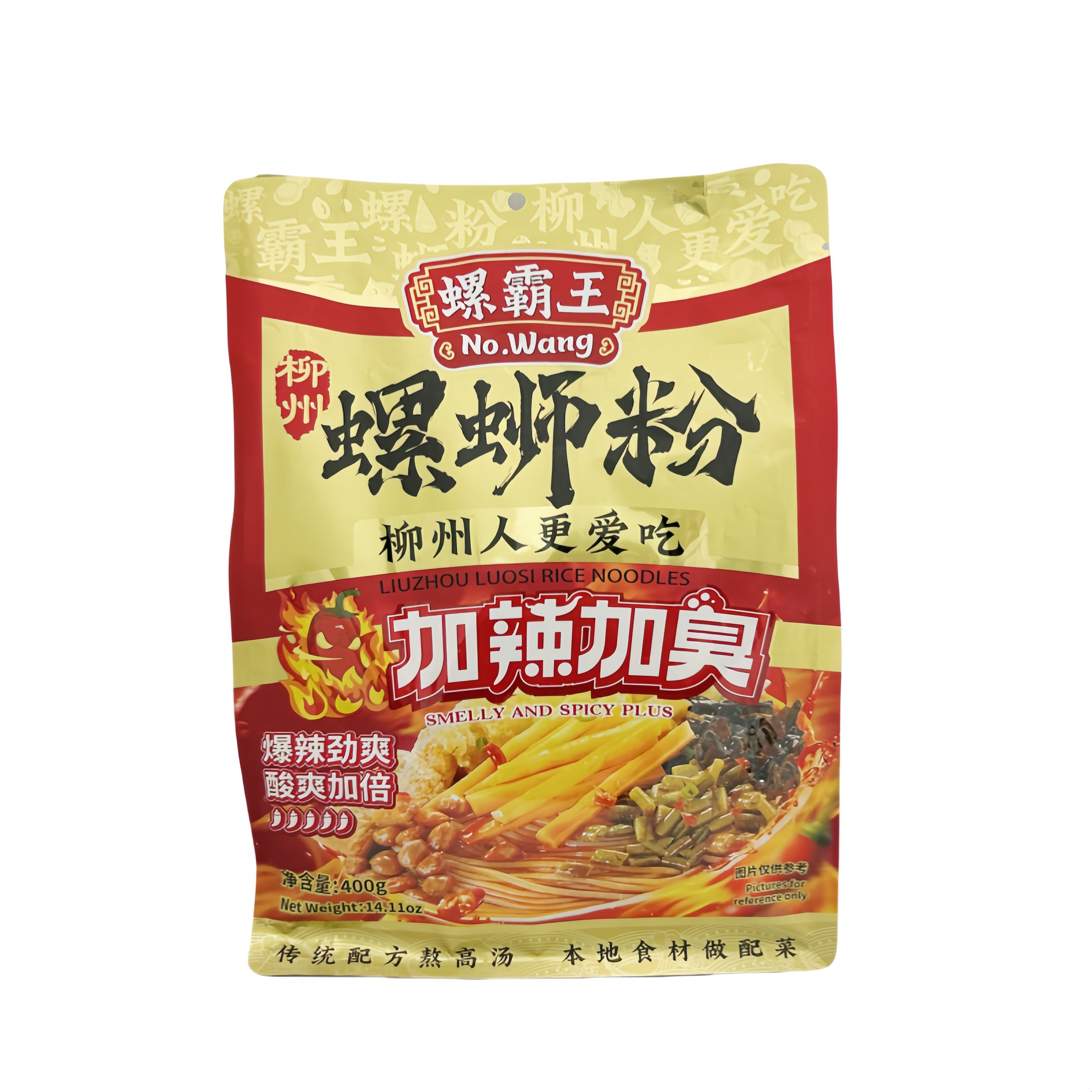 加辣加臭螺蛳粉 400g 螺霸王 中国