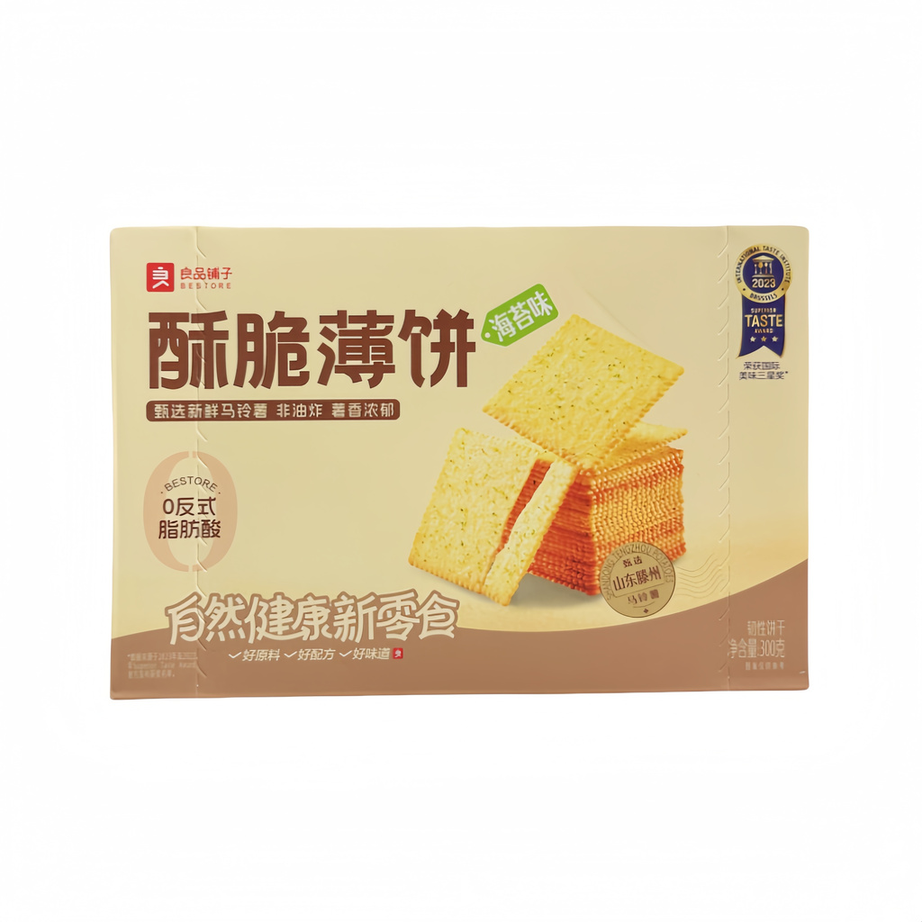 Crispy Crackers With Seagrass Flavor 300g SCBB Store China