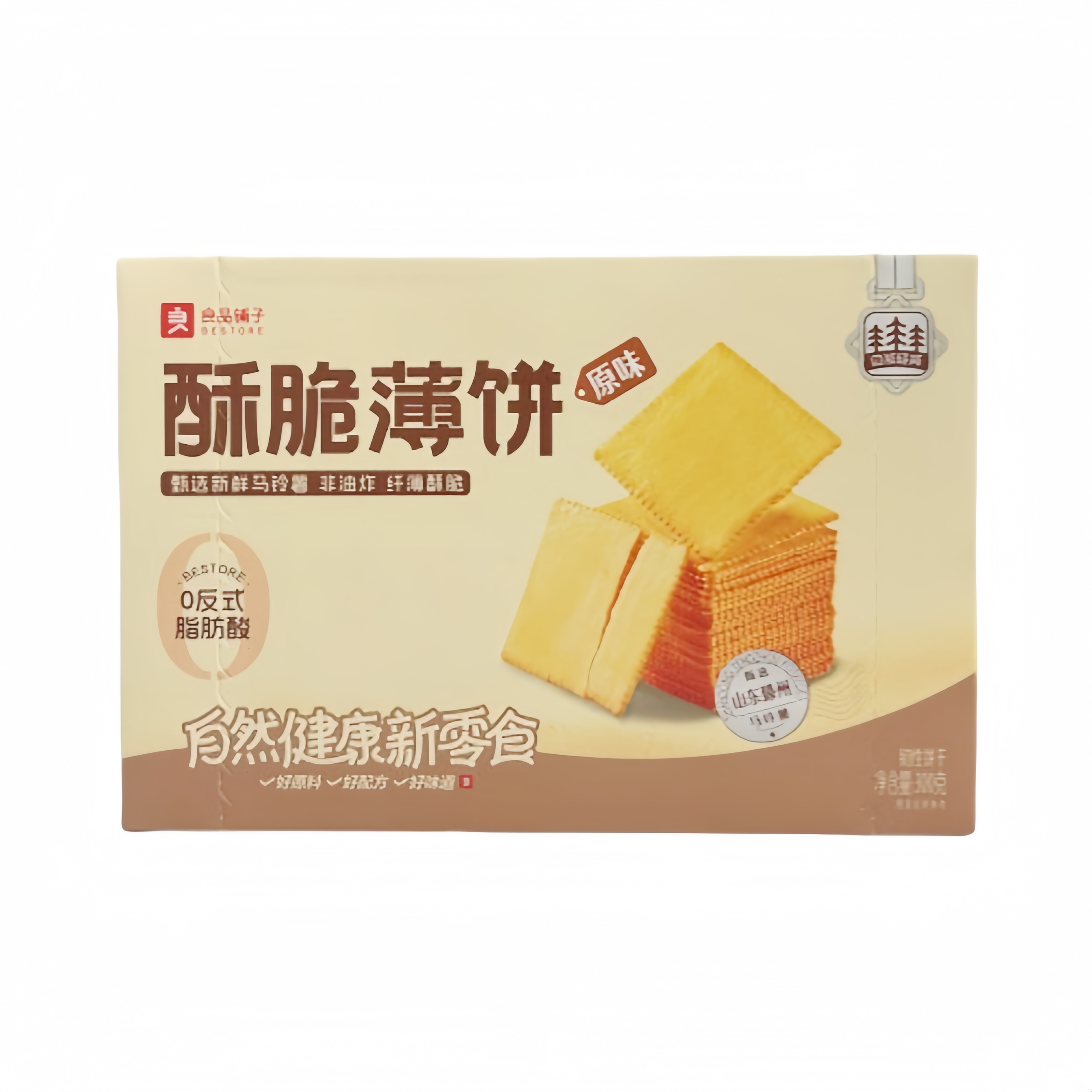 酥脆薄饼 原味 300g 良品铺子 中国