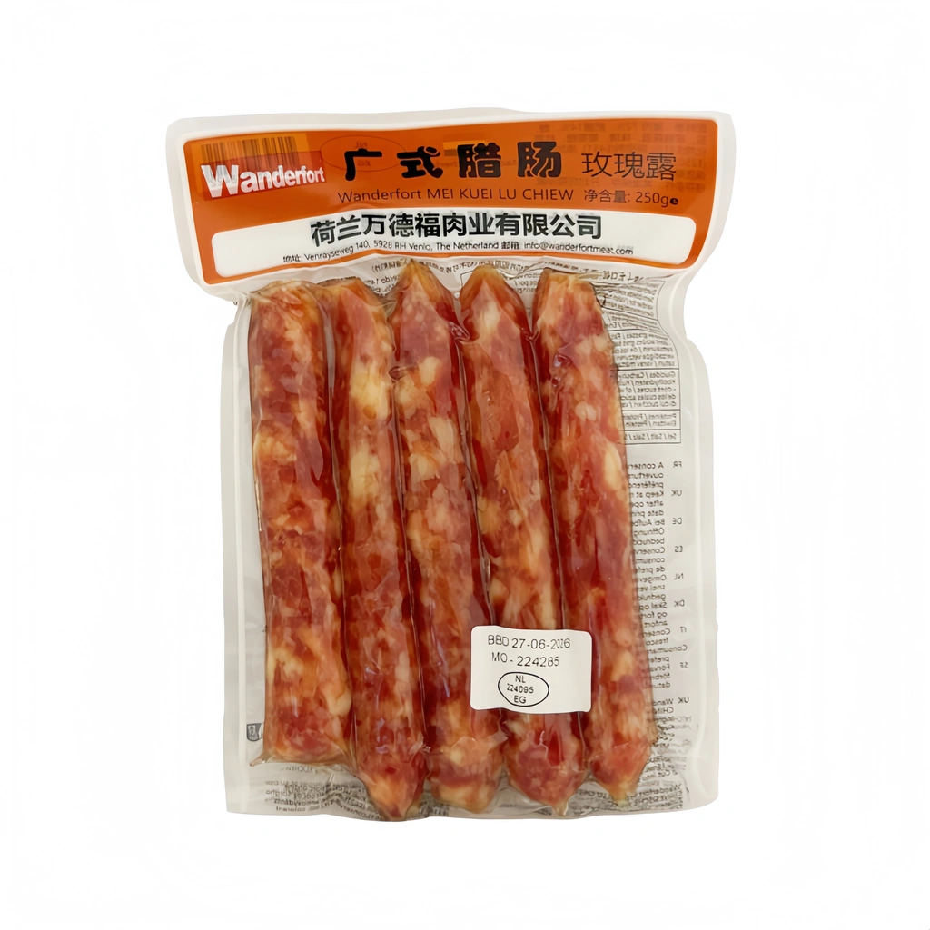 广式腊肠 玫瑰露 250g 万德福 荷兰