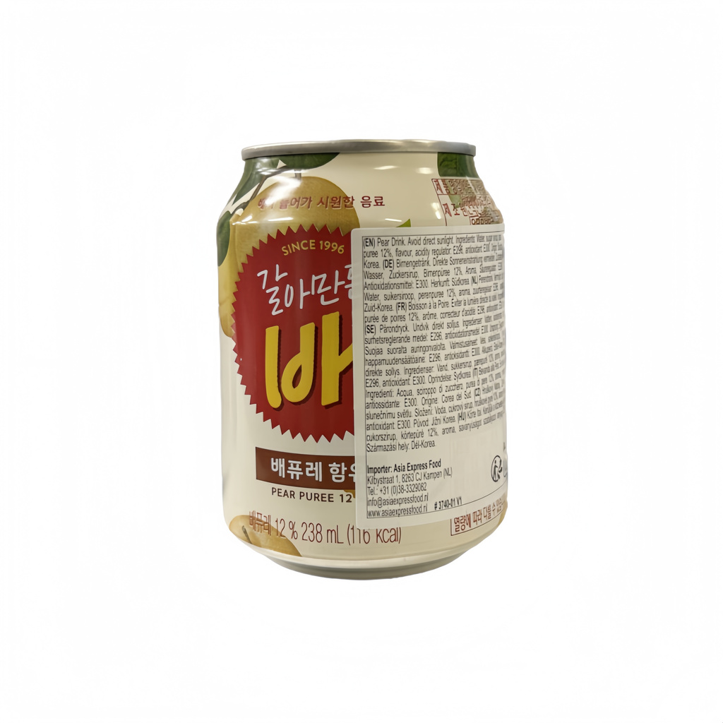 Dryck Päron tillsatt Fructose 238ml Haitai Korea
