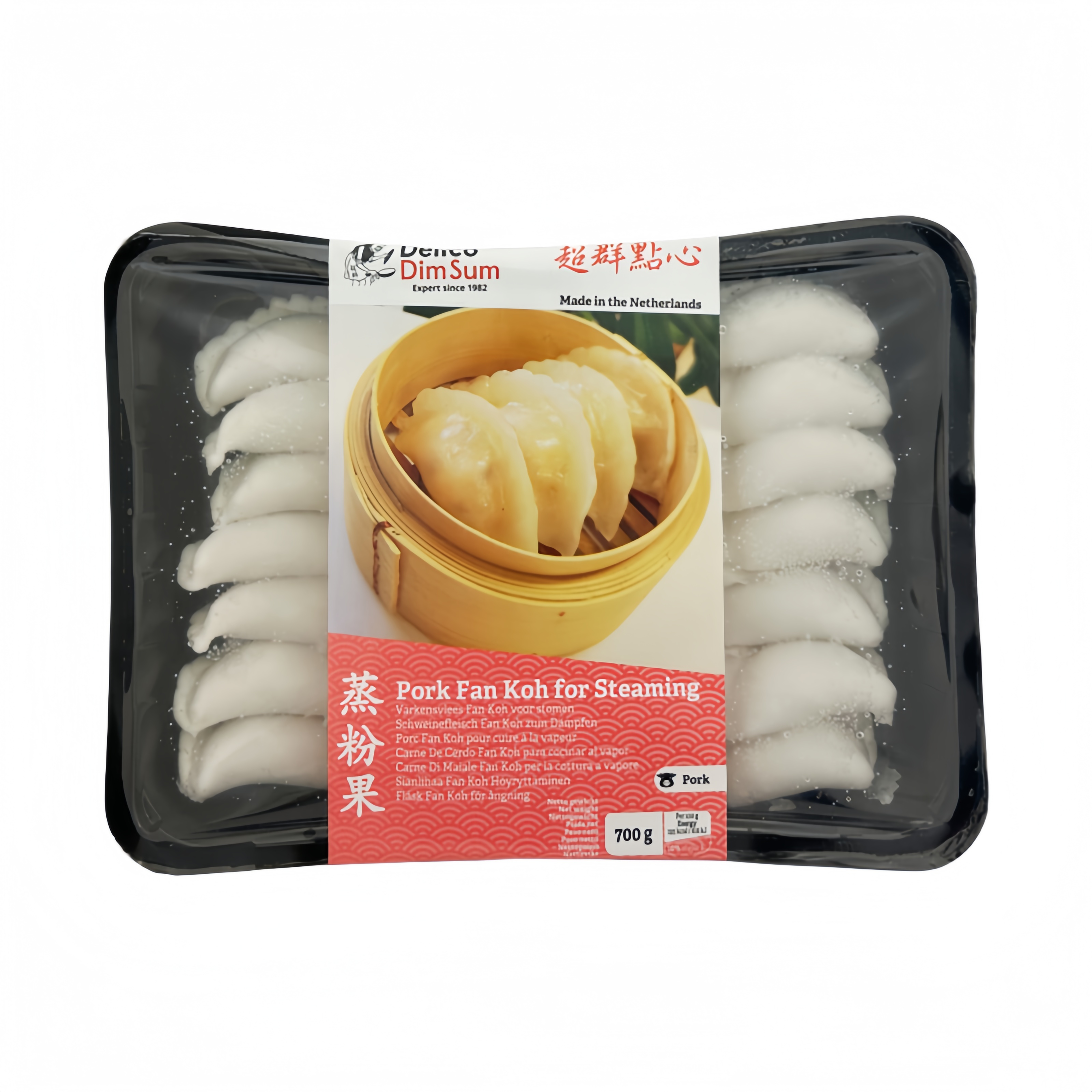 Dumpling Fläsk/Fan Koh 700g Fryst Delico Nederländerna