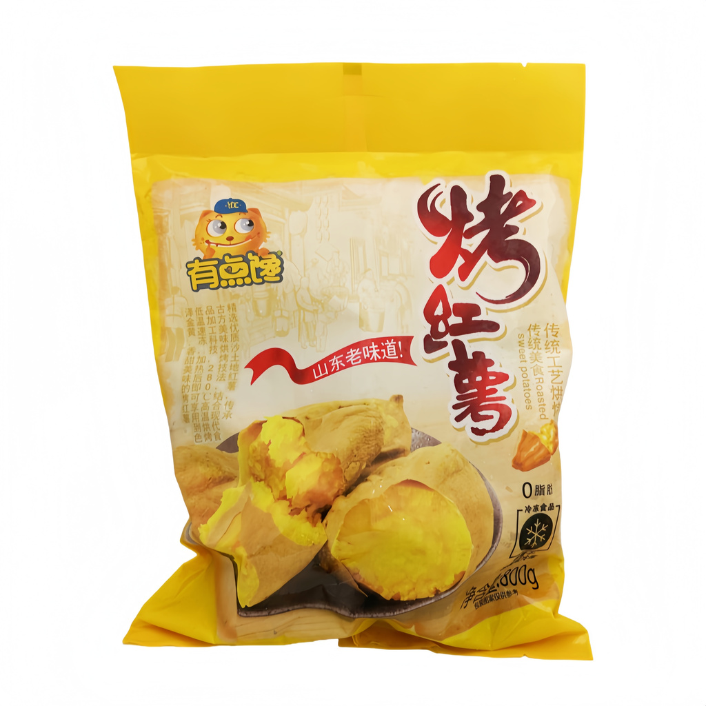 Rostad Sötpotatis Fryst 800g TCT Kina