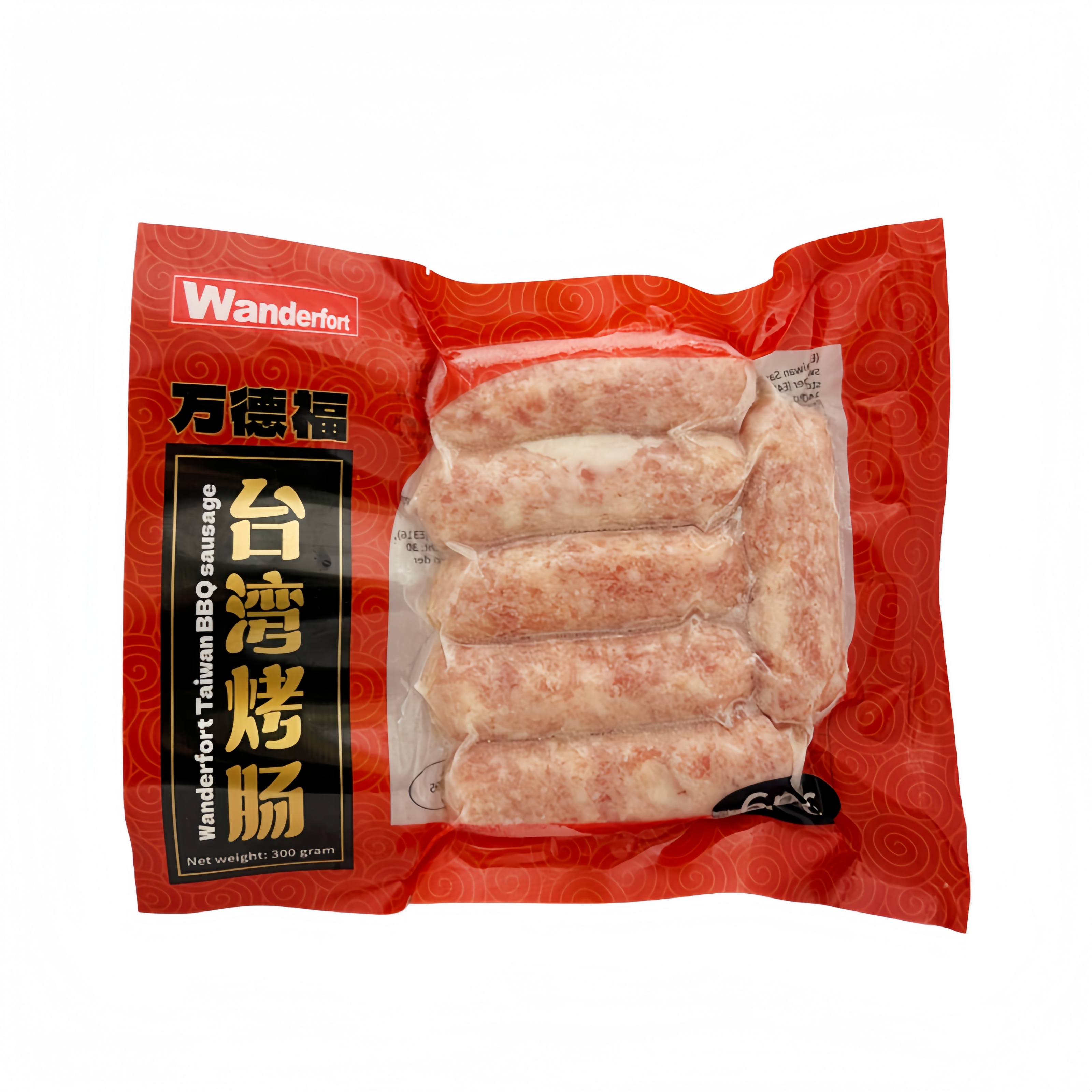 Taiwanesisk BBQ Korv Fryst 300g Wanderfort Nederländerna