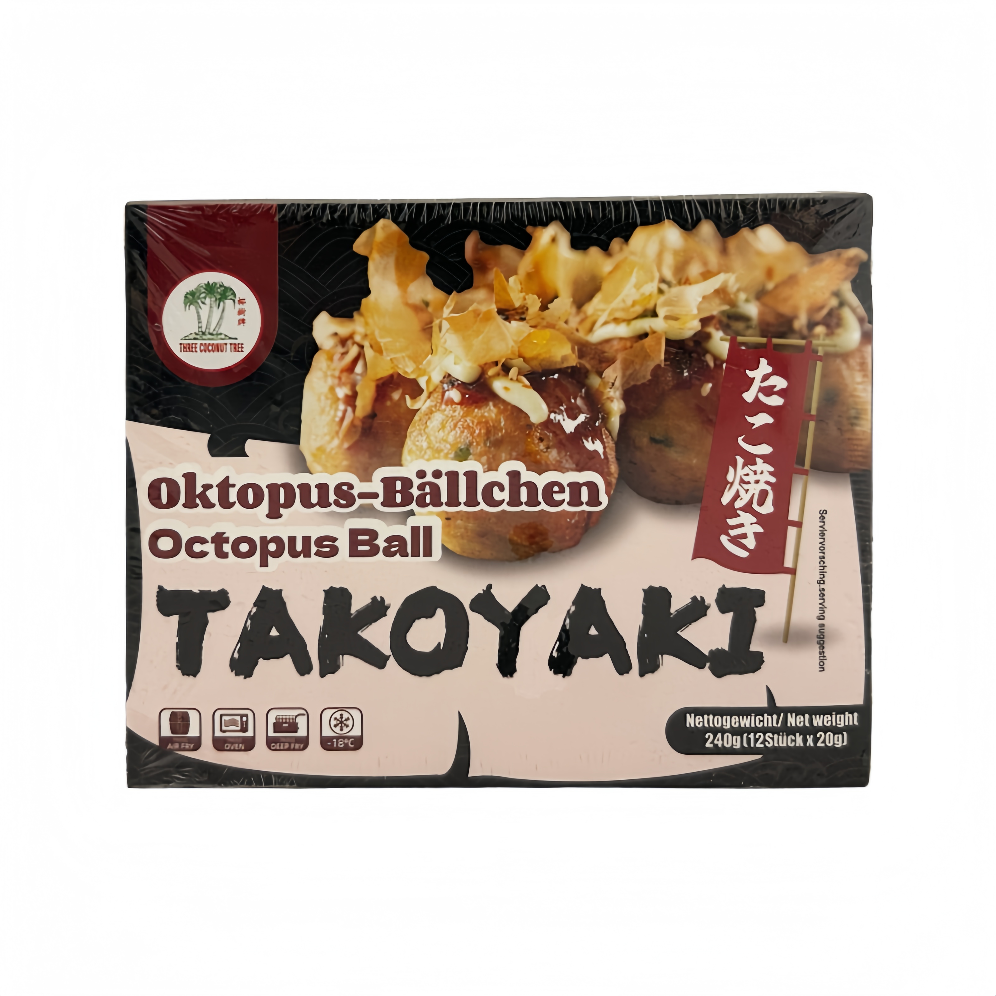 Takoyaki Fryst 240g TCT Kina