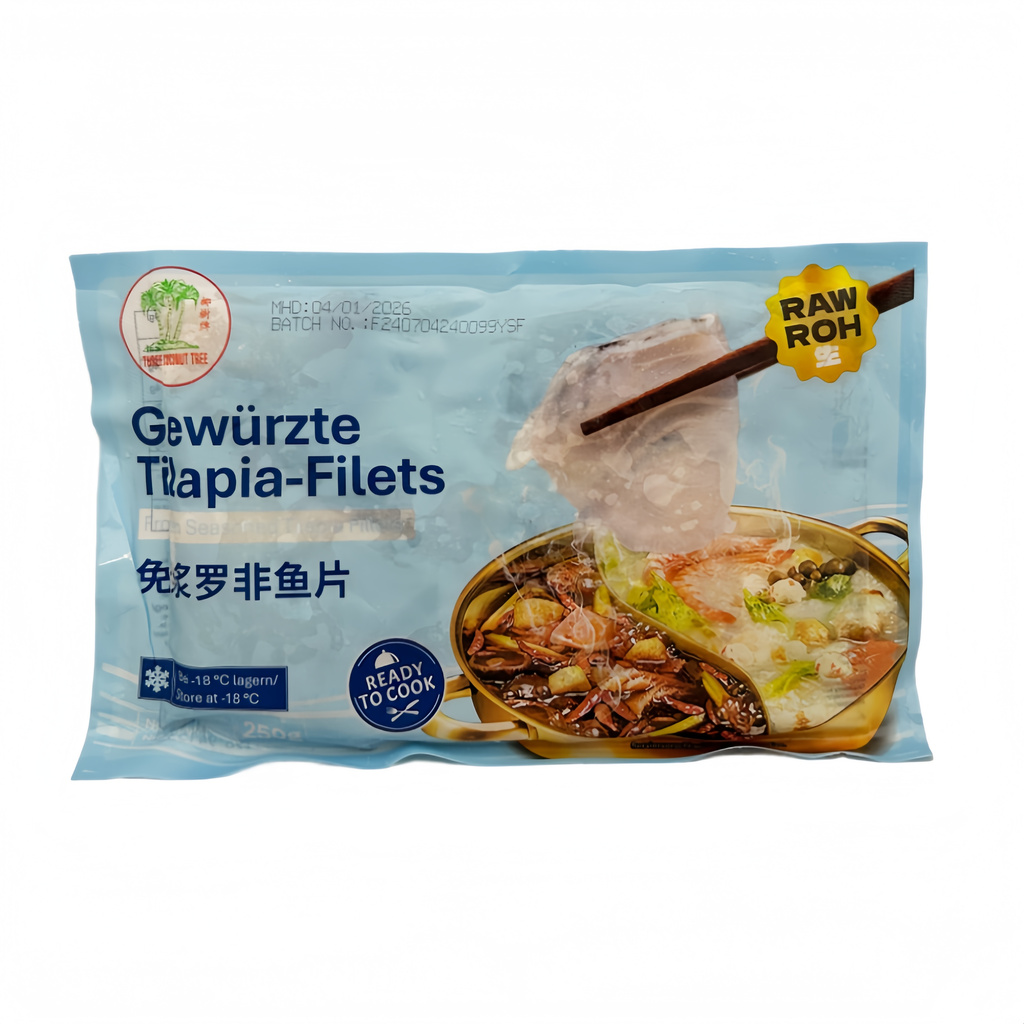 Tilapia Fillets Frozen 250g TCT China