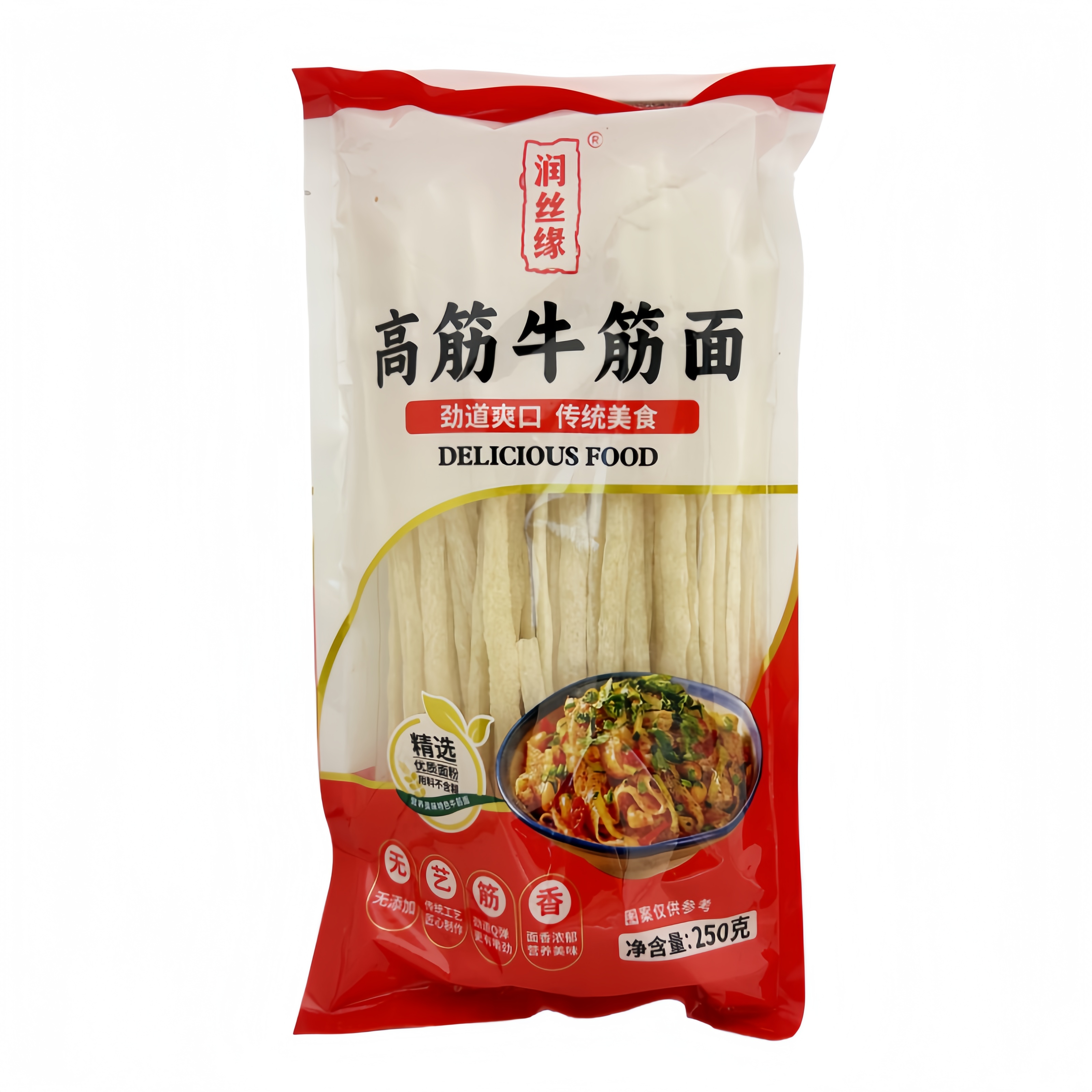 Vetenudlar/ Niu Jin Mian 250g Run Si Yuan Kina