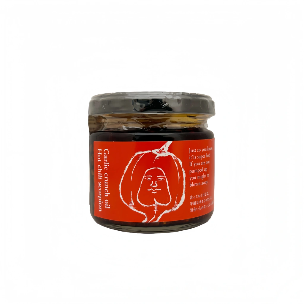 Garlic Chili in Oil Strong Flavor 110g Odawaraya Japan