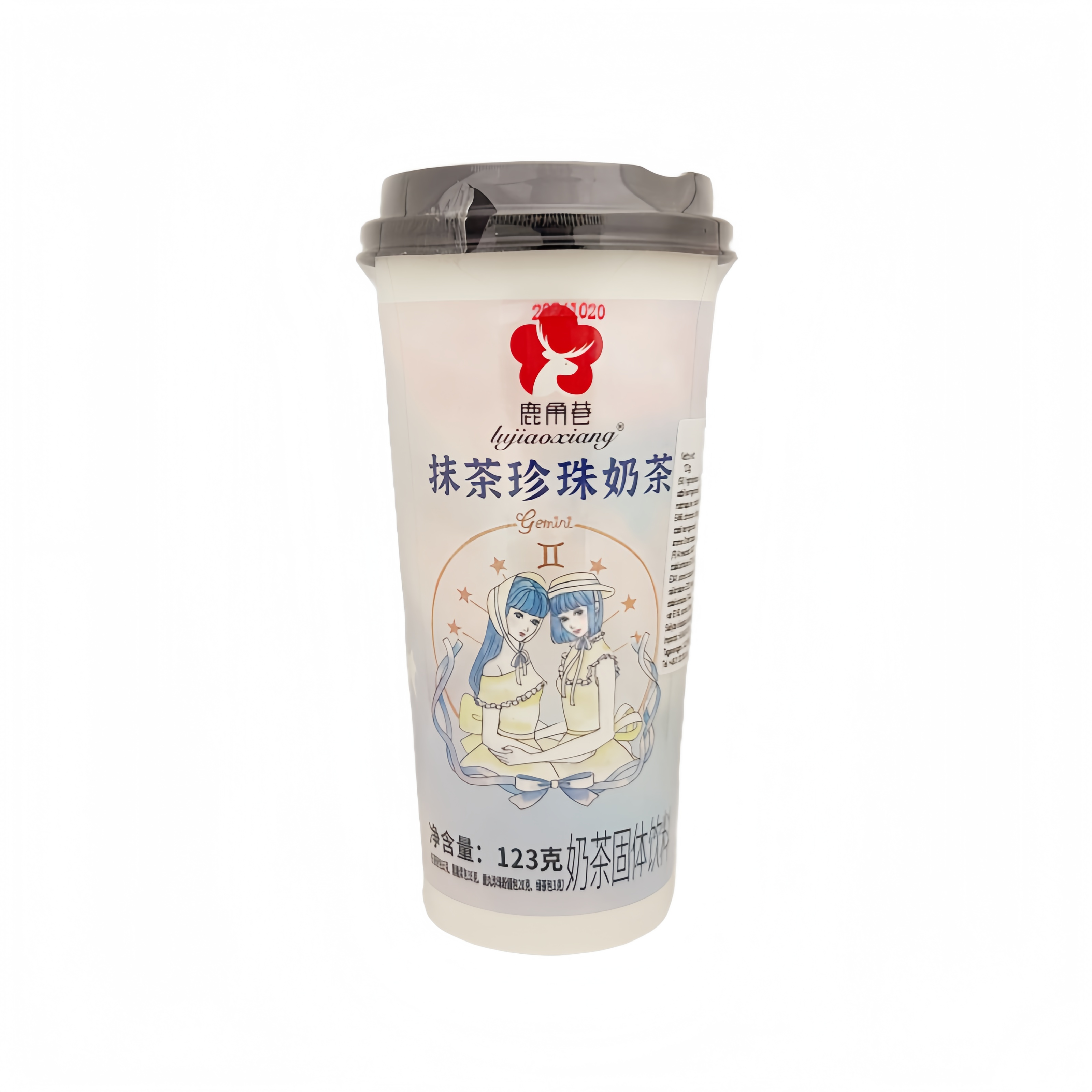 Instant Bubble Milk Tea With Matcha Flavour 123g LJX China