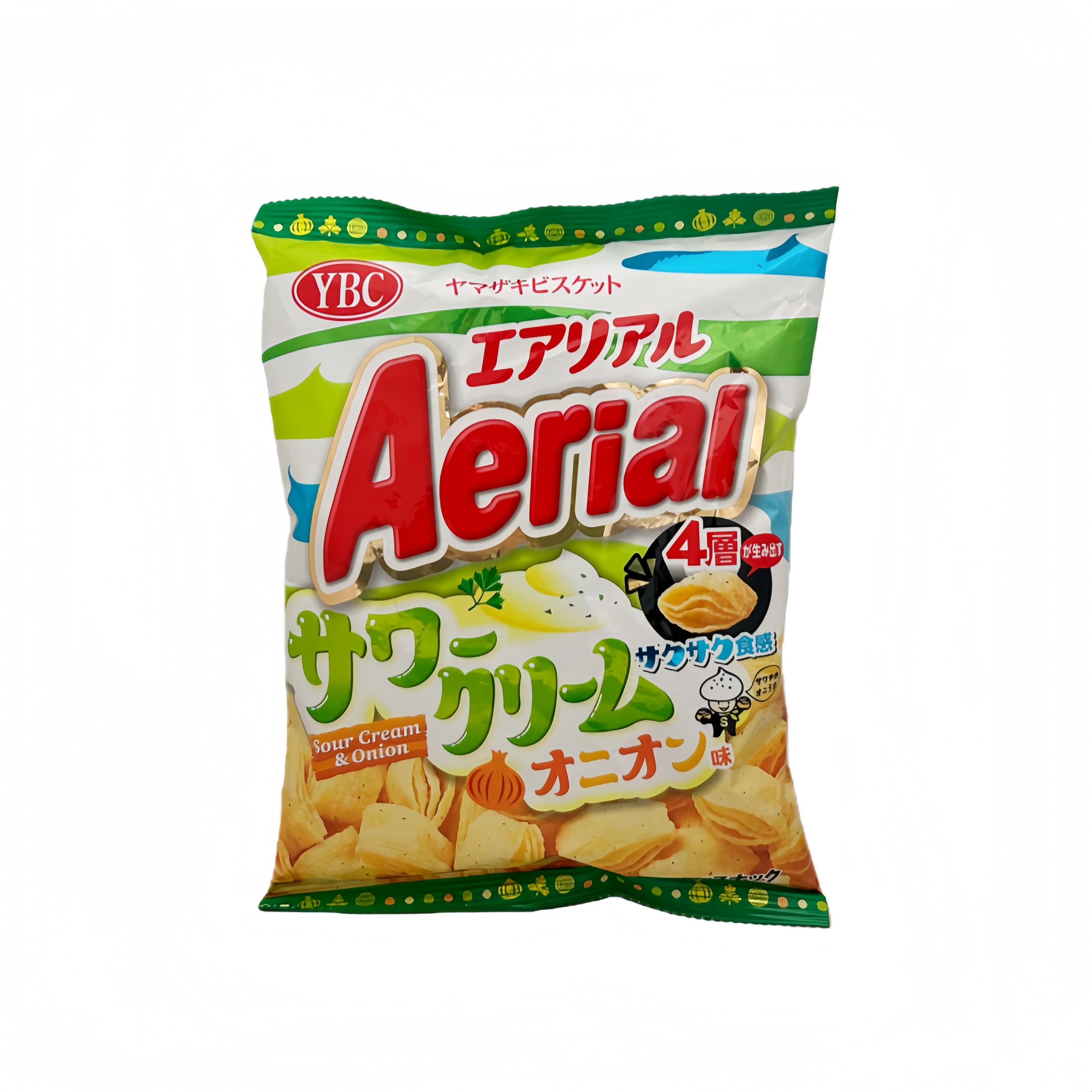 Potato Chips With Sour Cream Flavor 65g YBC Japan