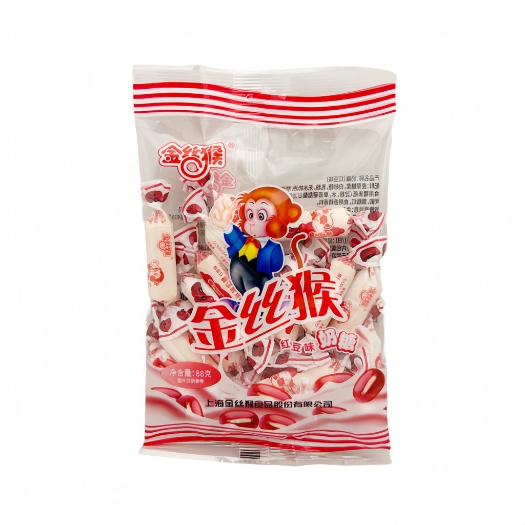 Candy Red Bean/Cream Flavor 88g Jin Si Hou China