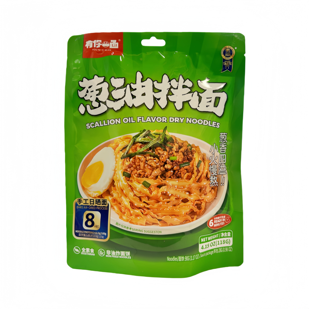 Snabbnudlar Shallotlök Olja 118g You Ni Yi Mian Kina