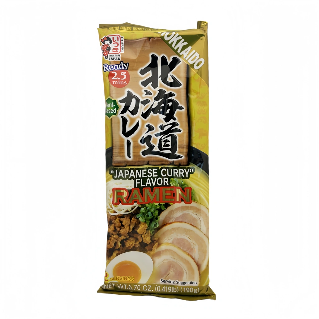 Snabbnudlar Ramen Itsuki Hokkaido Curry 190g Japan