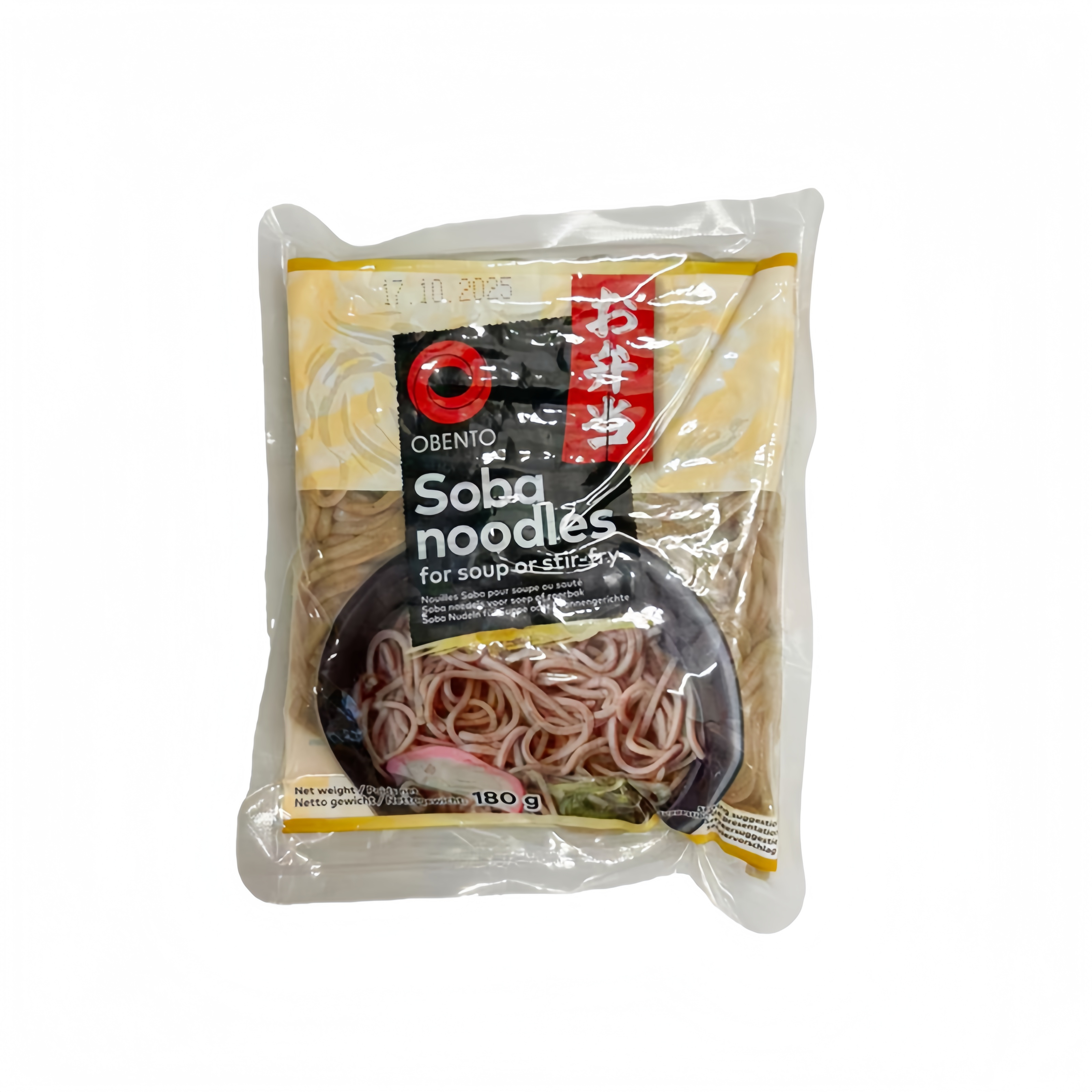 Buckwheat noodles Soba 180g Obento Korea