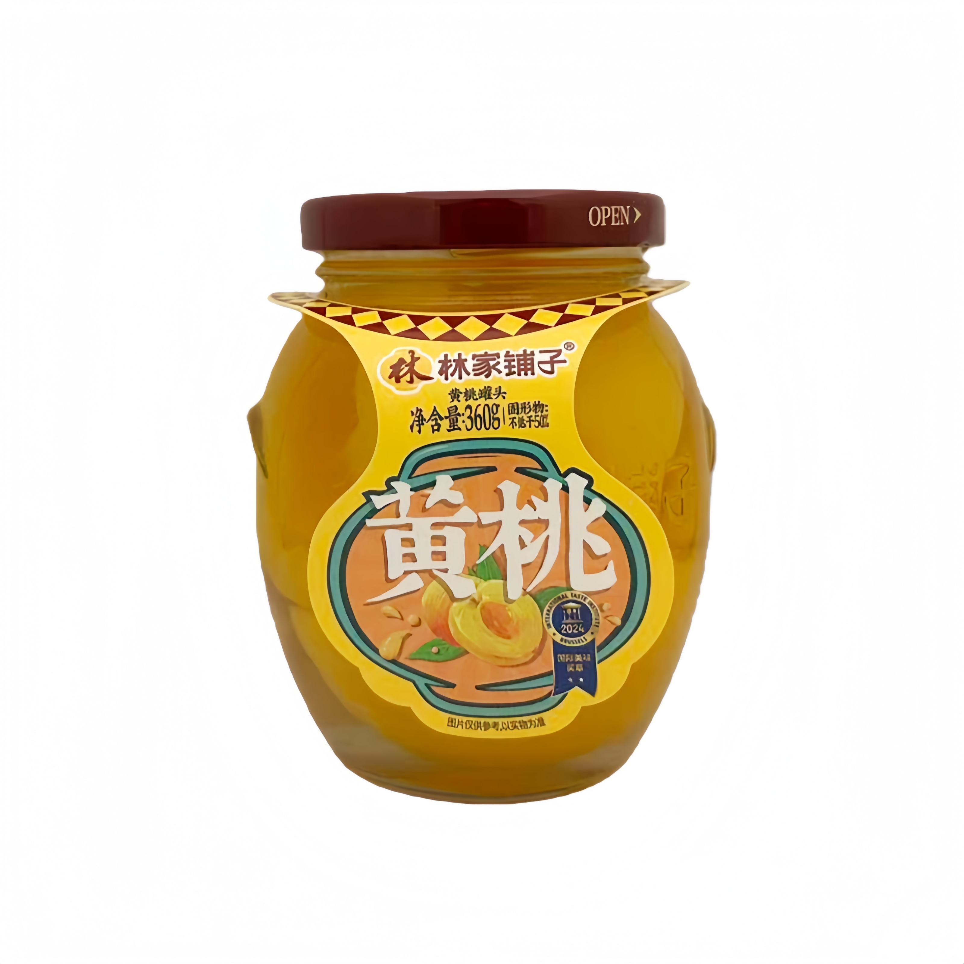 Canned Peaches in Sugar Syrup 360g LJPZ China