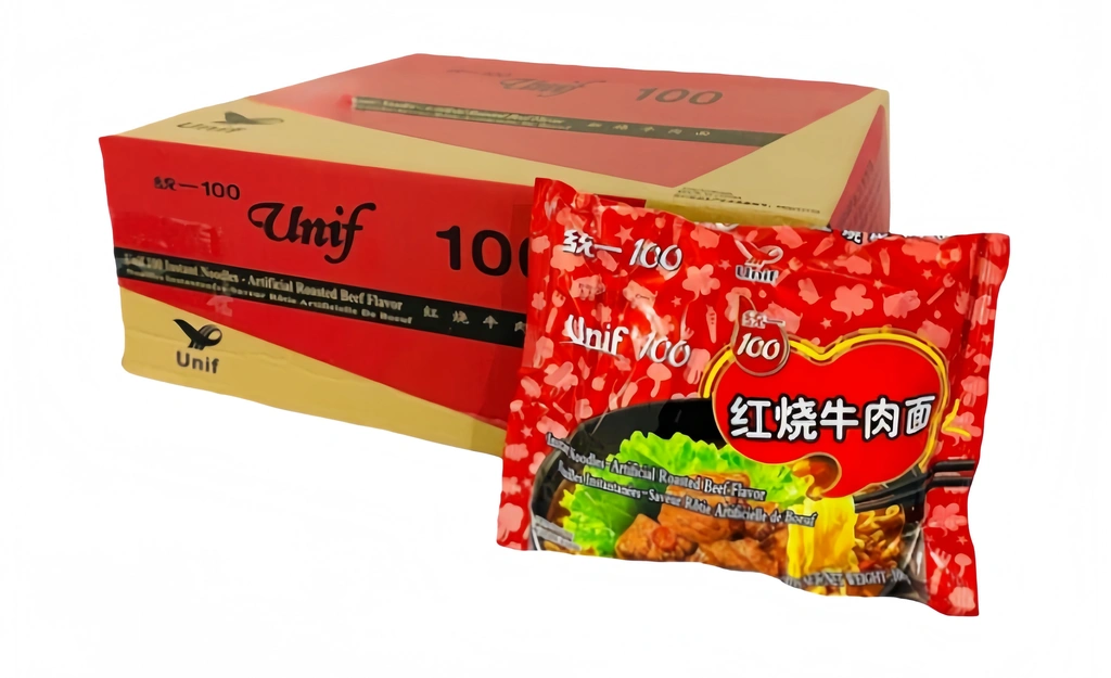 红烧牛肉面 108gx24st/箱 统一 Unif 100 中国