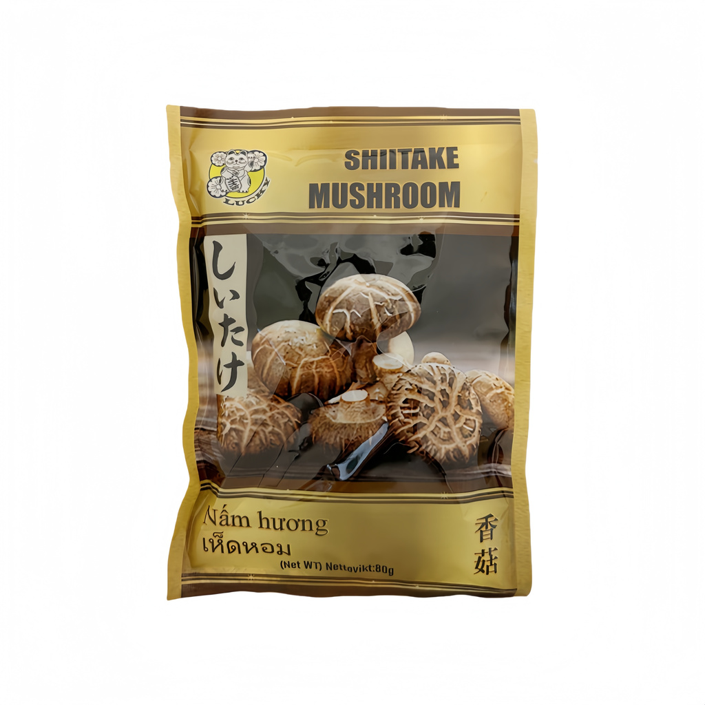 Svamp Shiitake 80g Kina