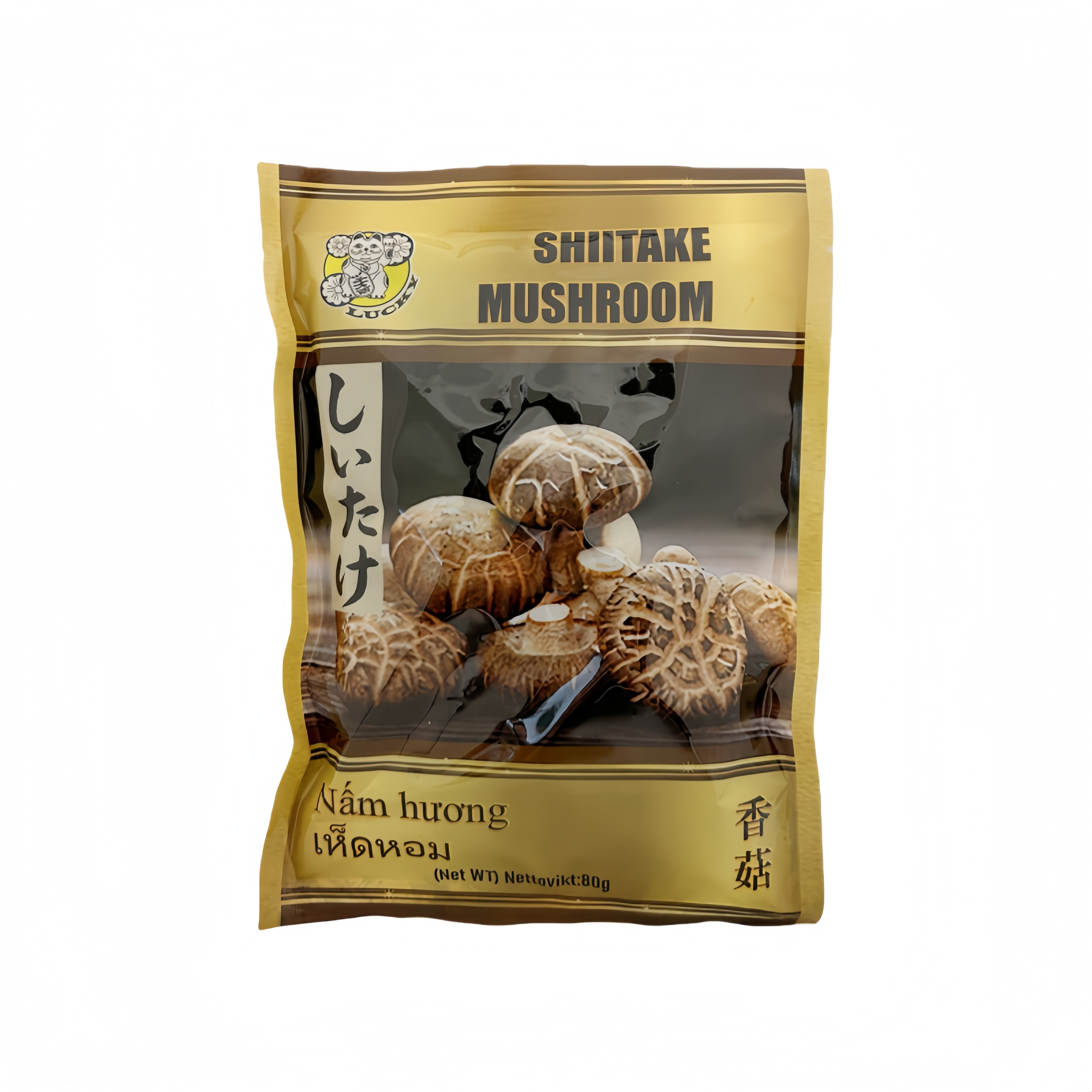 Svamp Shiitake 80g Kina