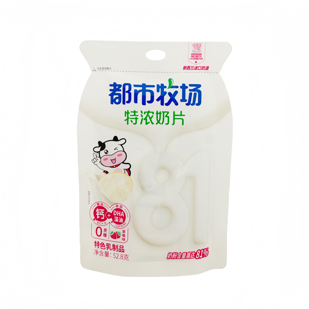Candy Milk Powder Tablet With Strawberry Flavor 52.8g Dou Shi Mu Chang China