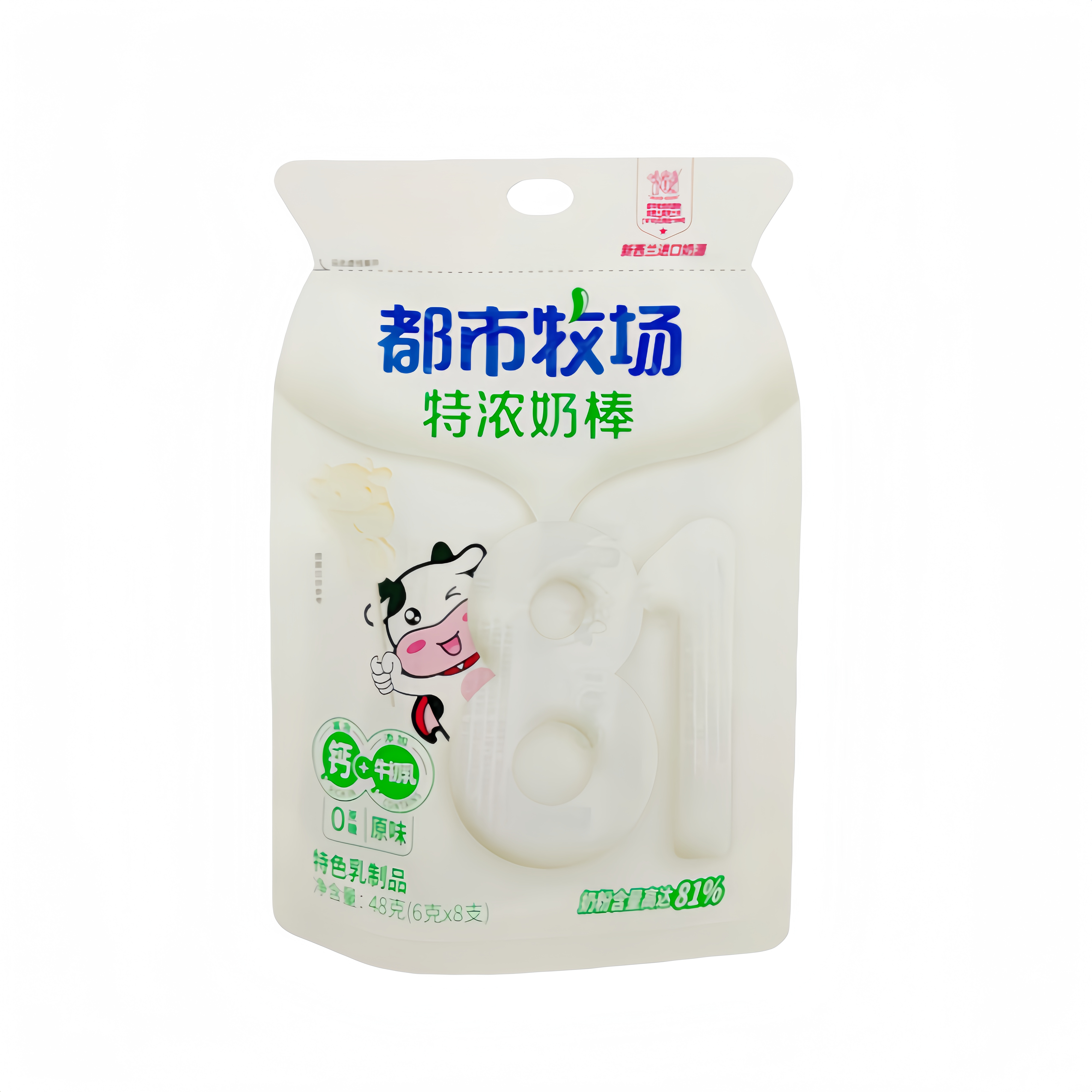 Godis Mjölk Stick Original Smak 48g Dou Shi Mu Chang Kina