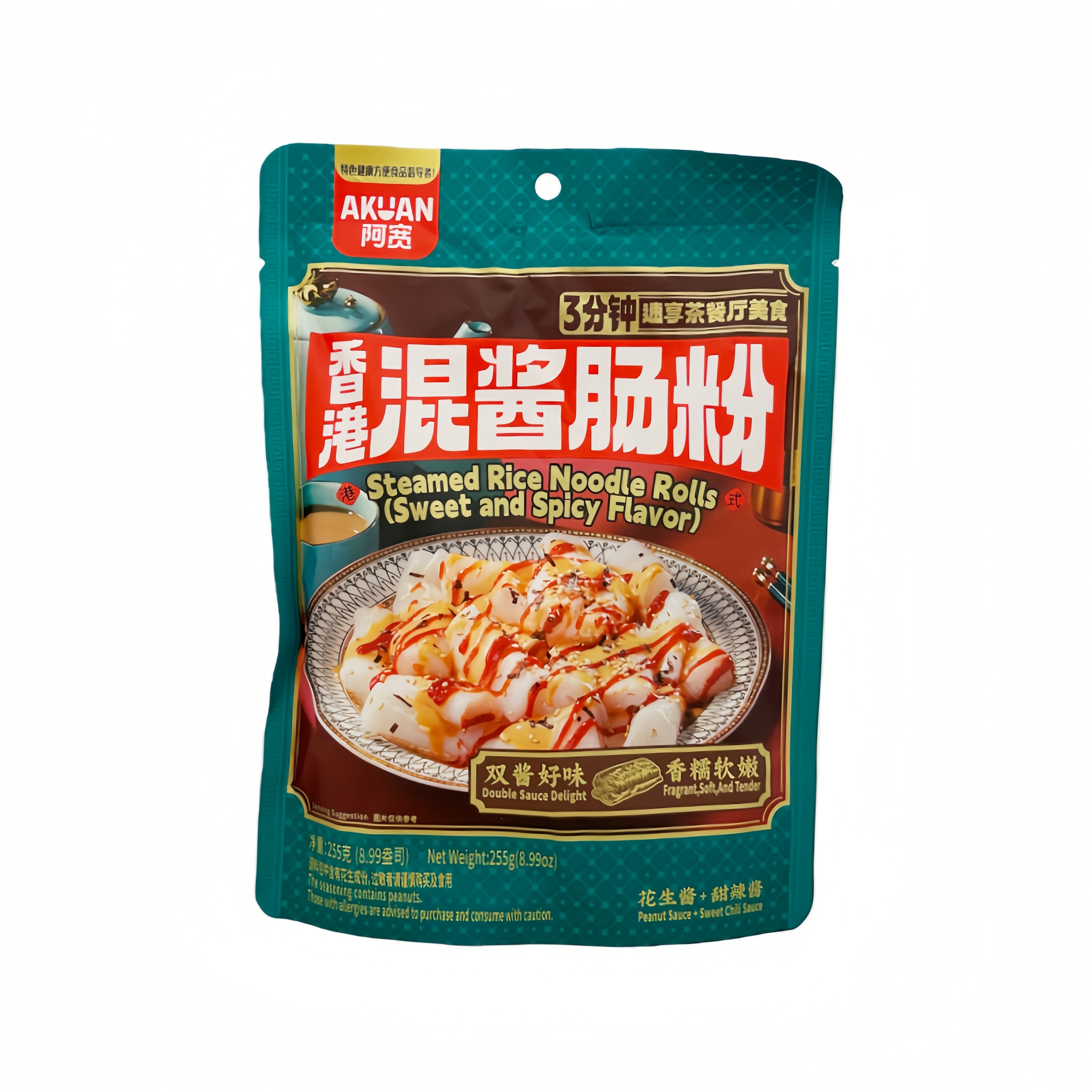 Risnudelrullar Med Söt Och Spicy Smak 255g A Kuan Kina