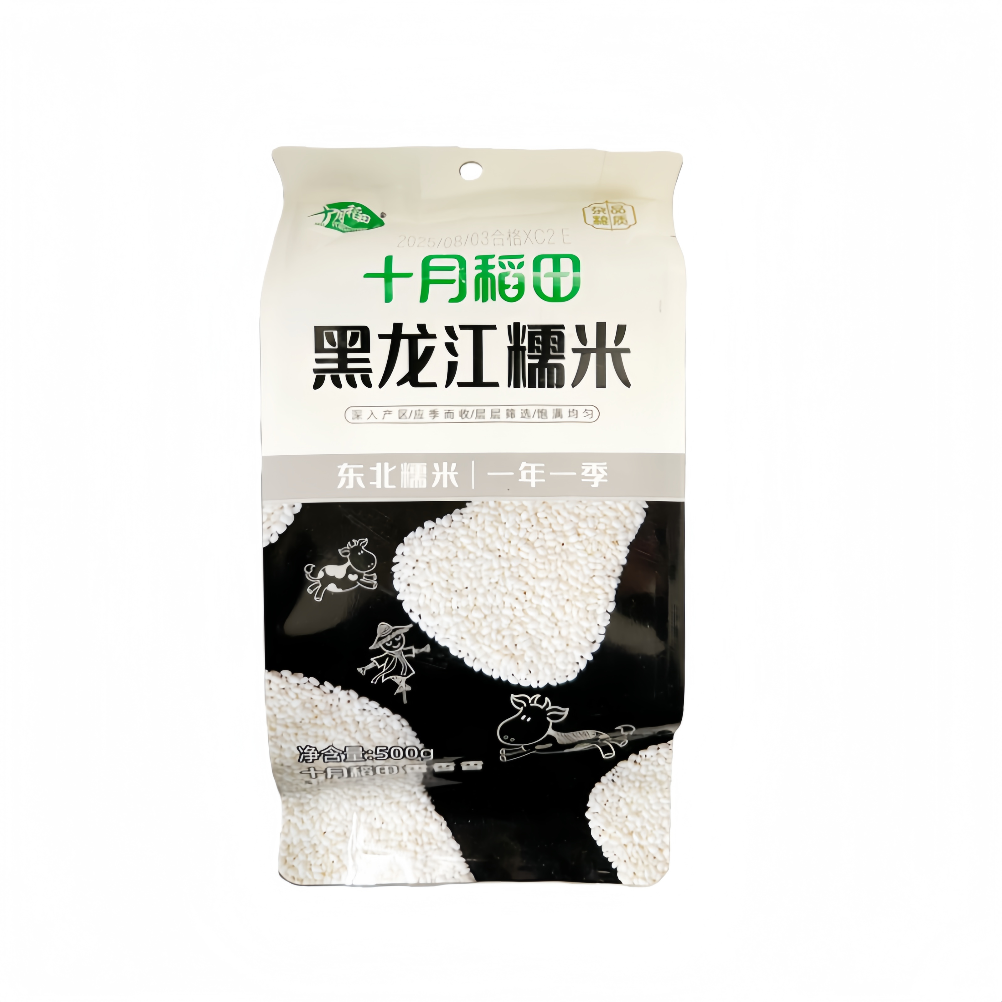 黑龙江糯米 500g 十月稻田 中国