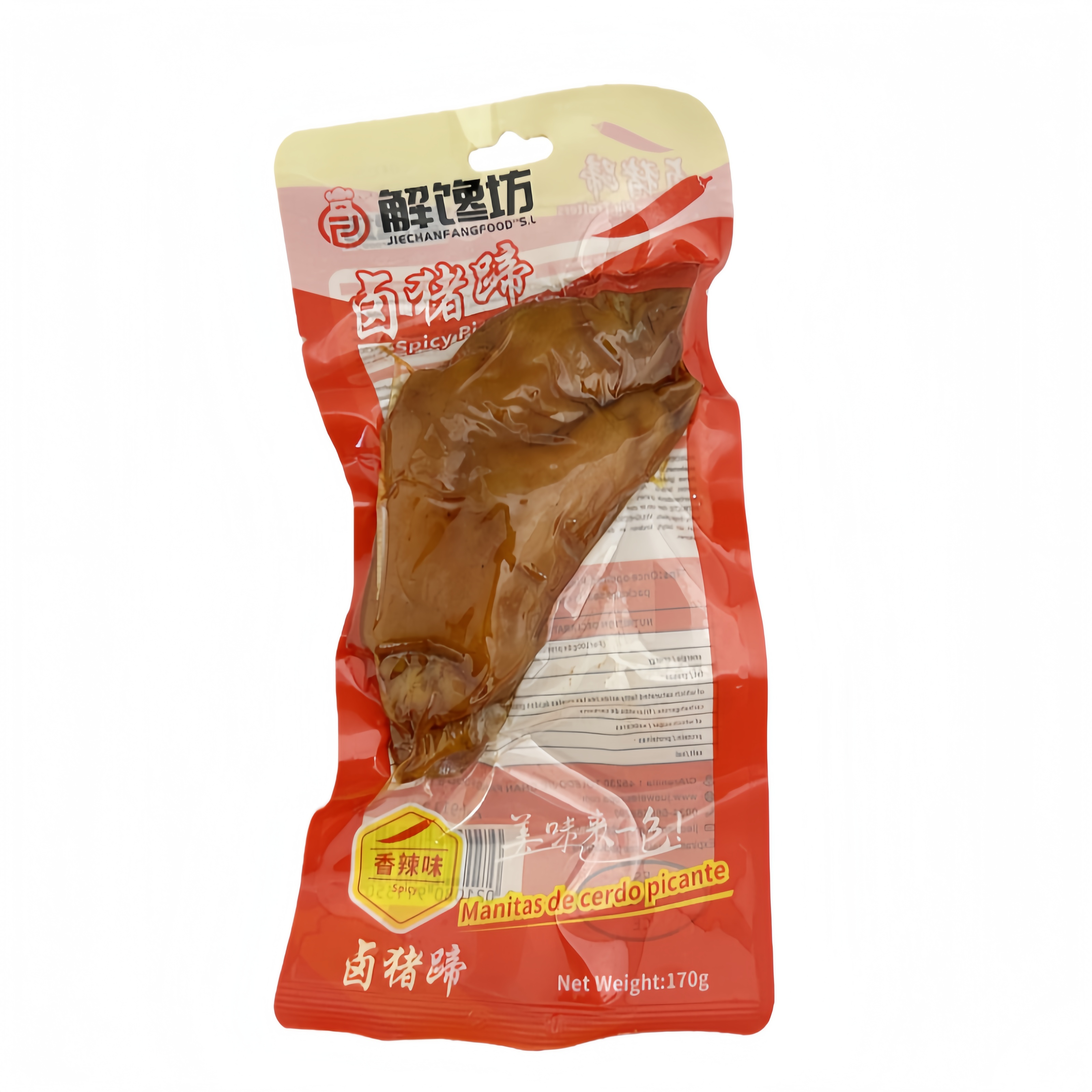 Marinerad Grisfötter Med Stark Smak 170g Jie Chan Fang Food Spain