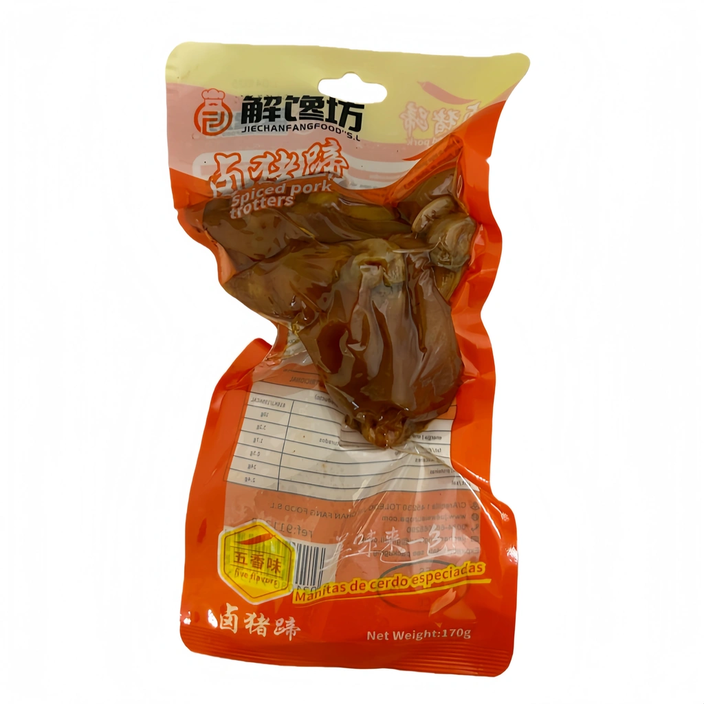 Marinated Pig's Feet With Five Spice Mix Flavor 170 g Jie Chan Fang Food Spain