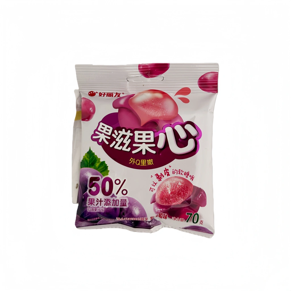 QQ Gummies Med Druva Smak 70g Orion Kina