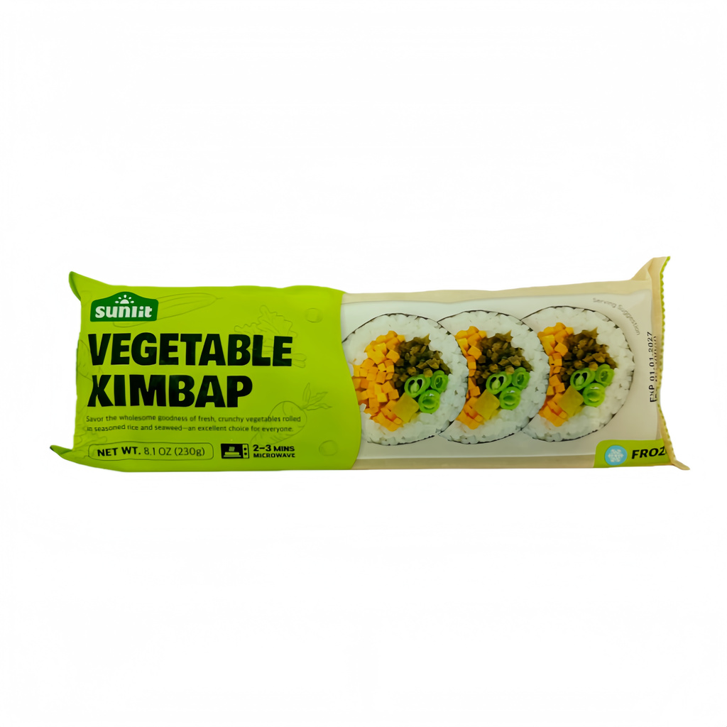 Vegetable Kimbap Frozen 230g Sunlit Korea