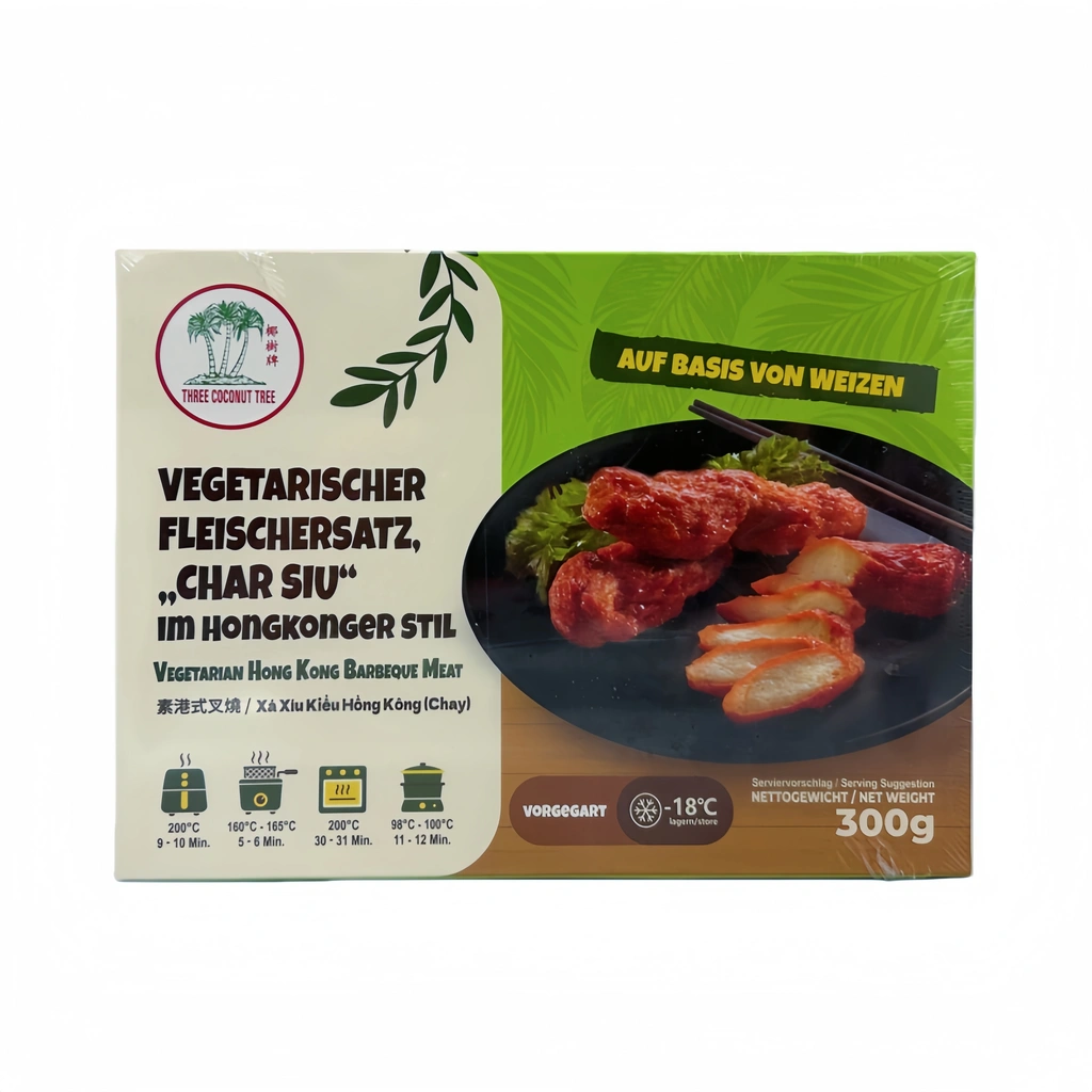 Vegetarian Hong Kong Style Char Siu BBQ Frozen 300g TCT Malaysia
