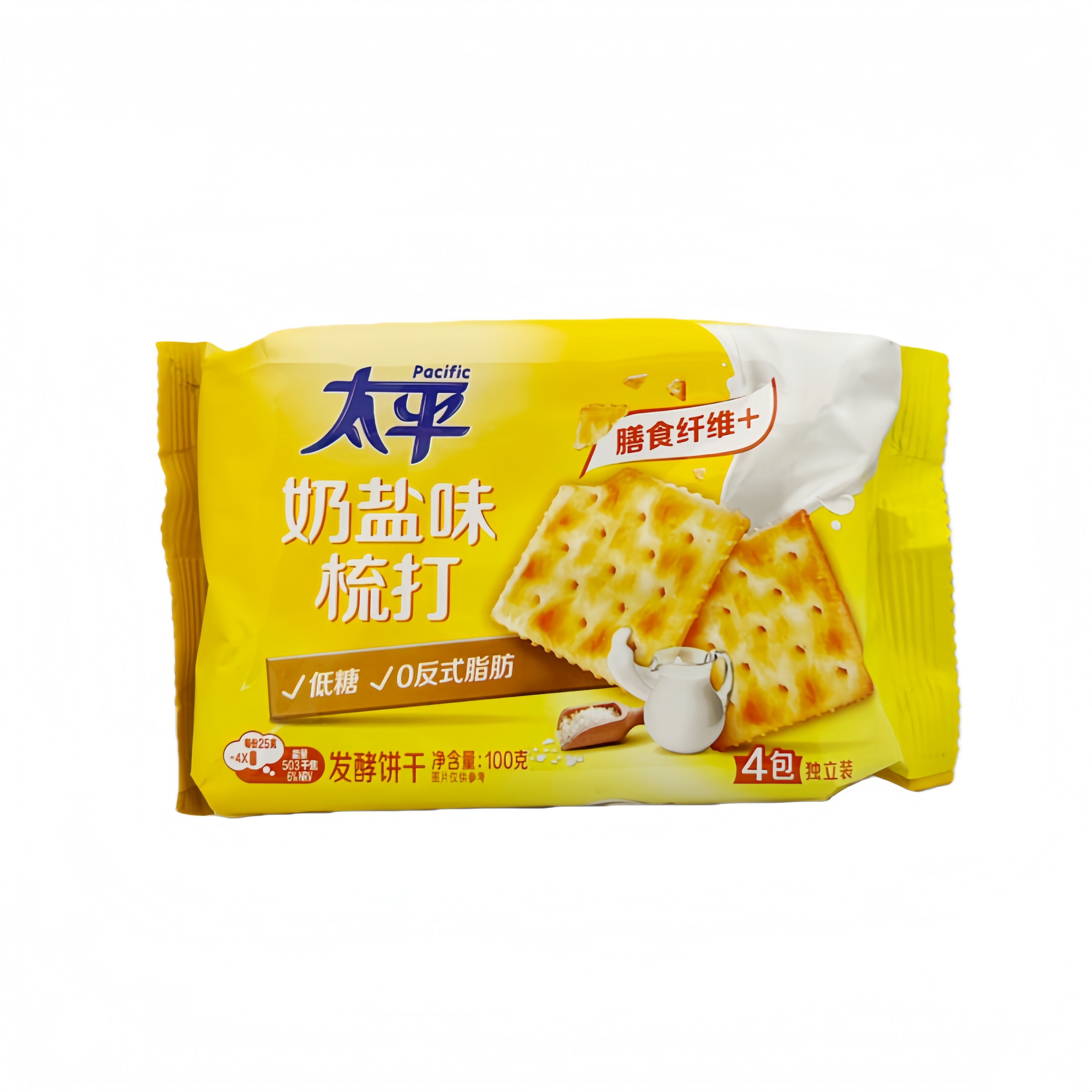 Kaka Soda Biscuits With Milk/Salt 100g Pacific China