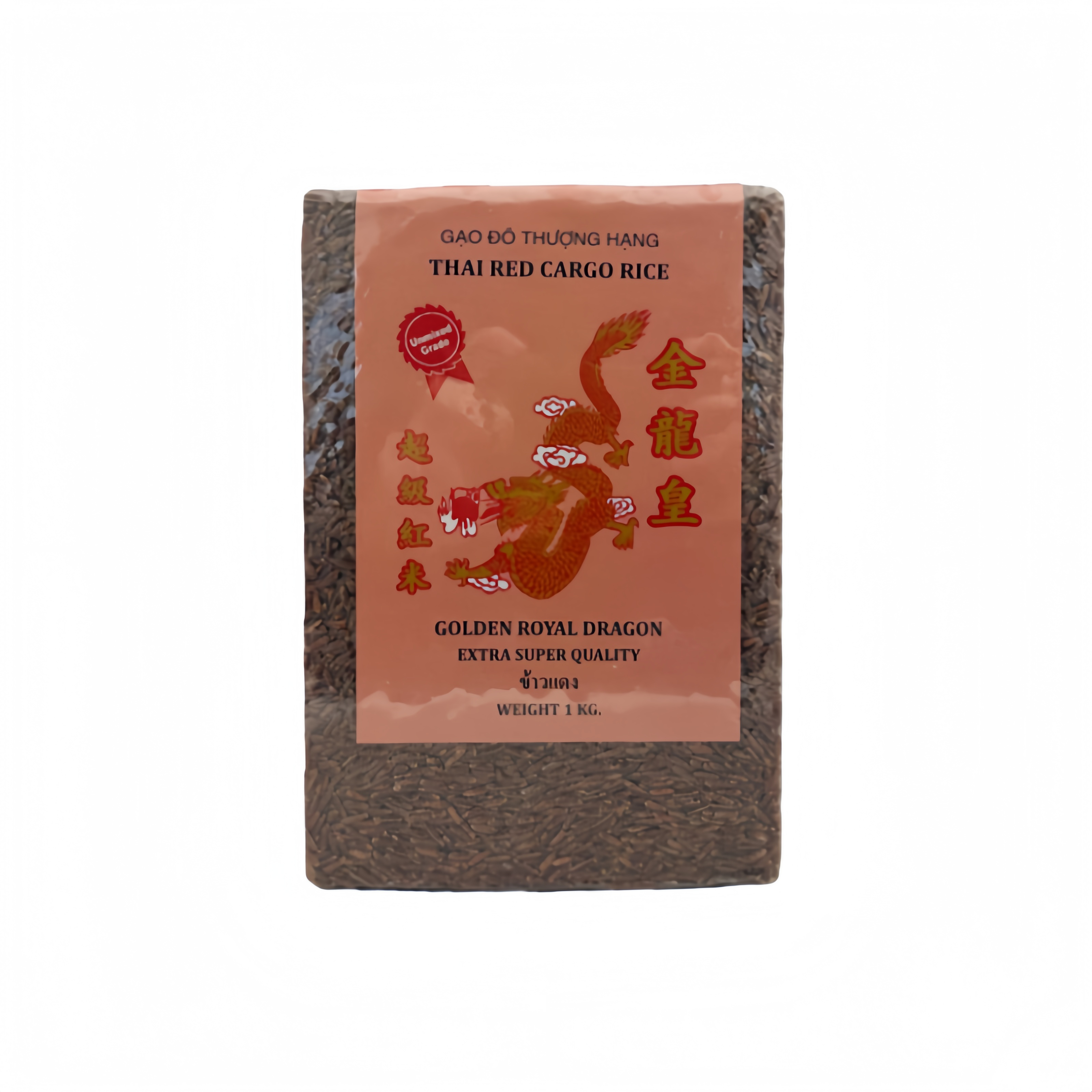 Röd Cargo Jasminris 1kg Golden Dragon Thailand