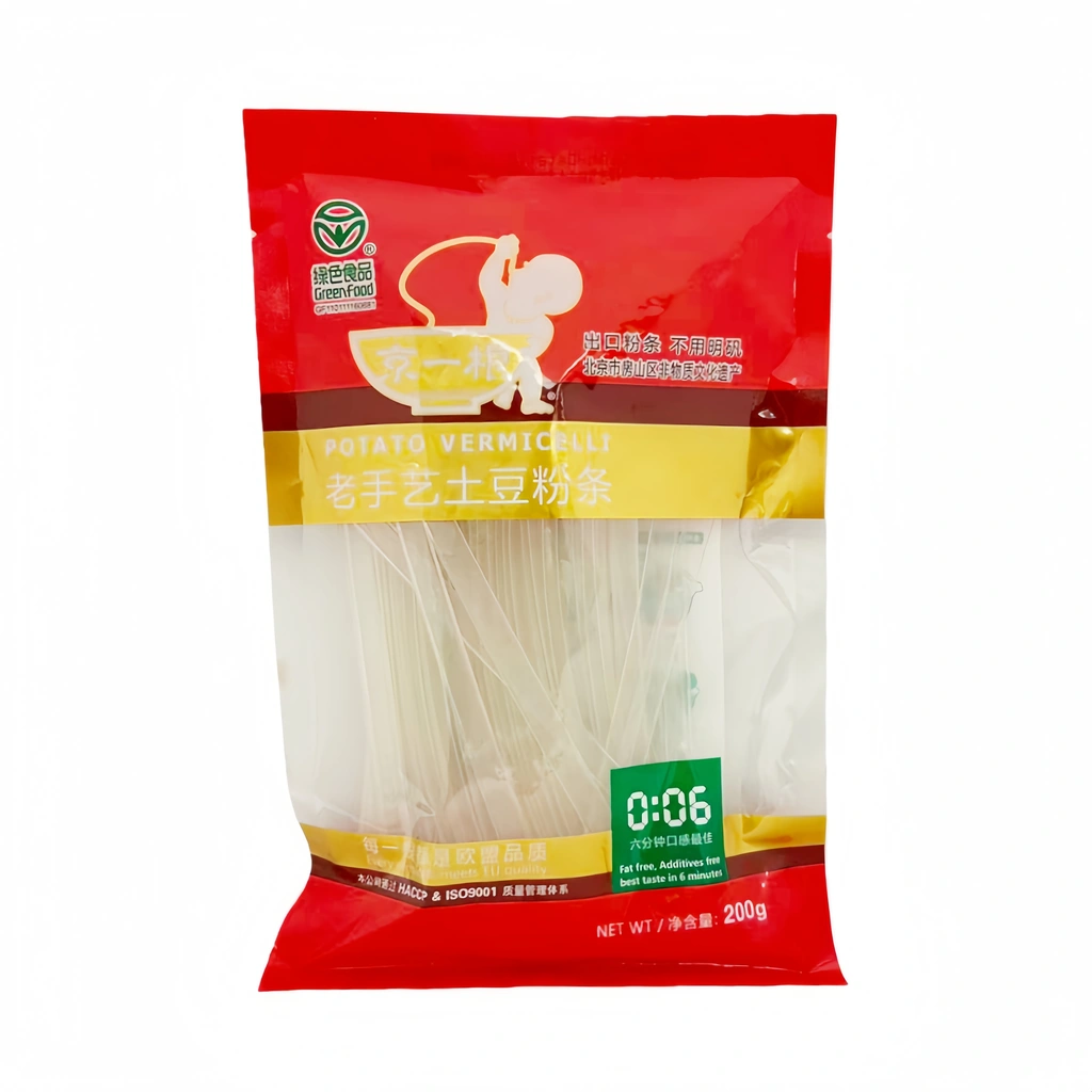Sötpotatis Vermicelli Bred 200g Jing Yi Gen Kina