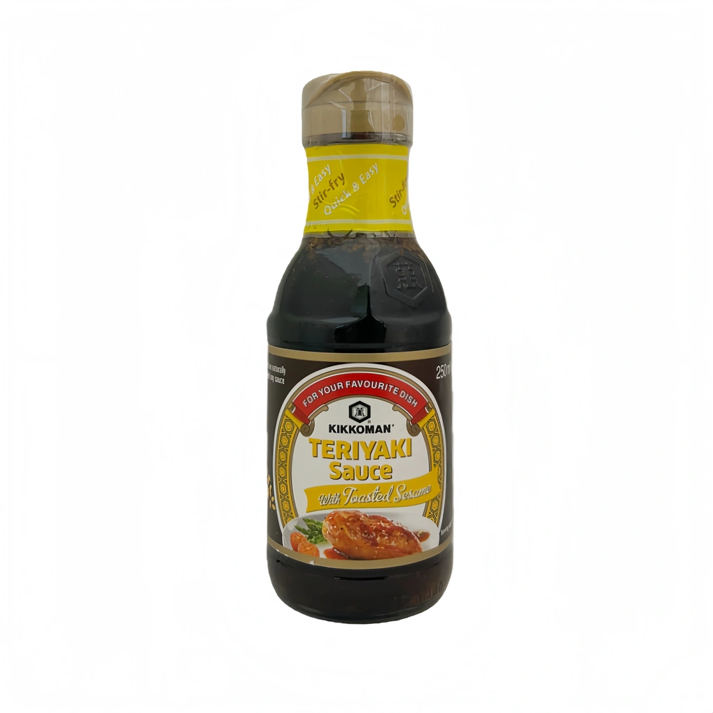 Teriyaki Wok Sauce With Roasted Sesame Flavor 250ml Kikkoman Japan