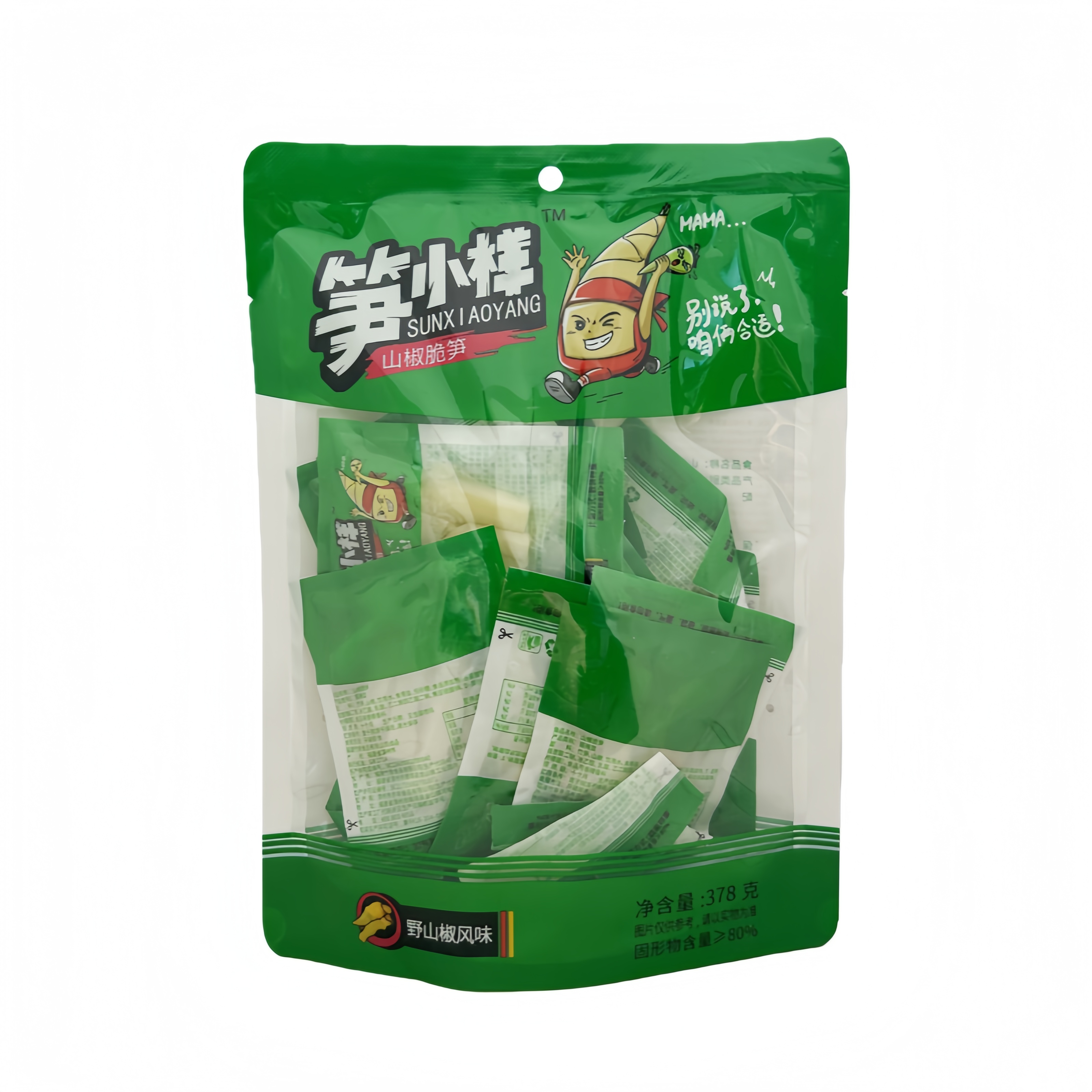 Bamboo Shoots With Pickled Chili 378g Sun Xiao Yang China