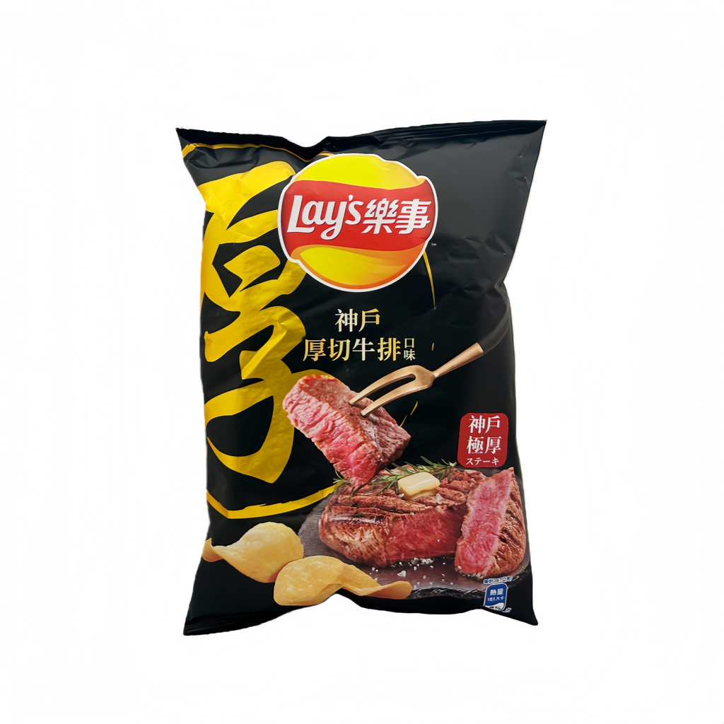 Potato Chips With Kobe Steak Flavor 59,5g Lays China