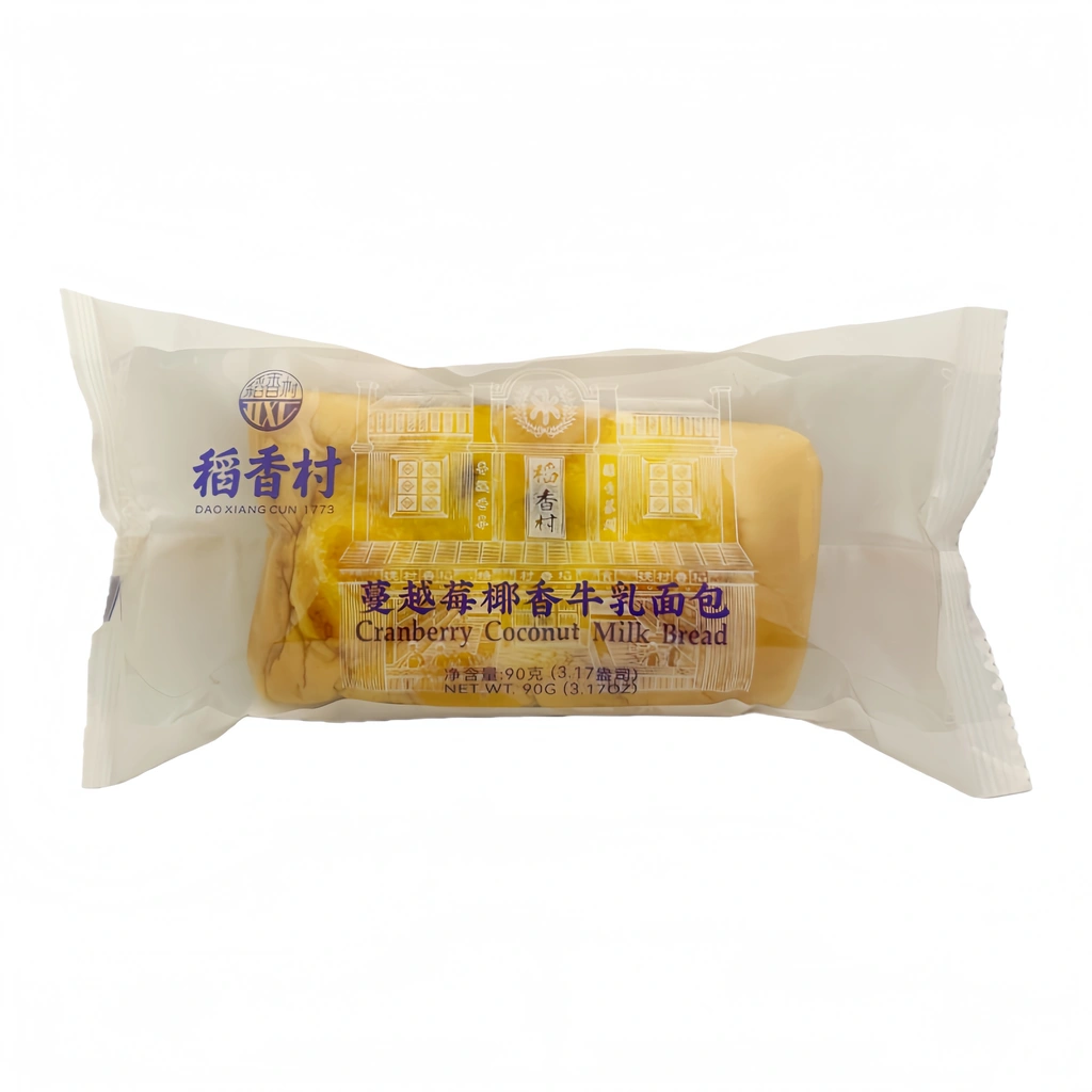 Bröd Med Tranbärs Och Kokosmjölk Smak 90g Dao Xiang Cun Kina