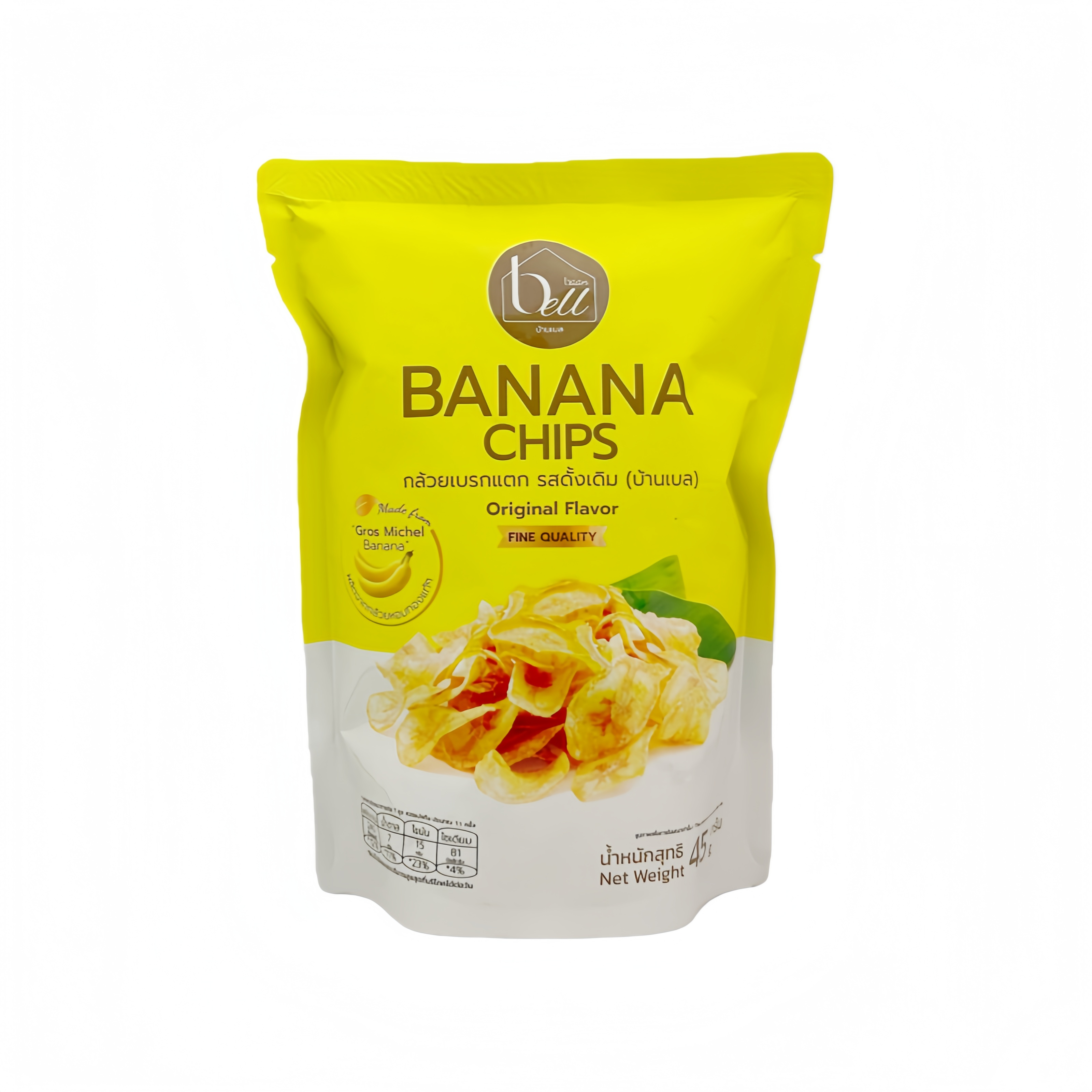 Bananchips Originalsmak 45g Bell Thailand