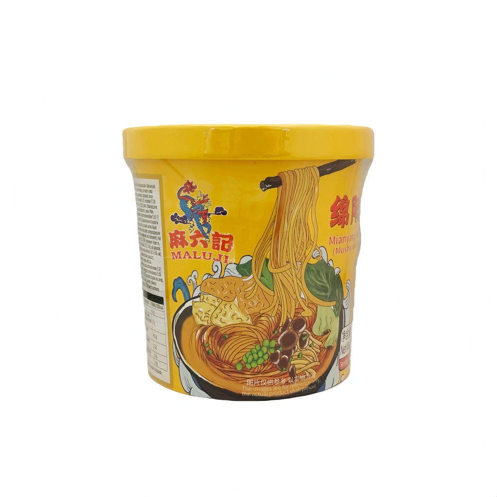 Noodles Mianyang Mushroom Flavor 136g Ma Liu Ji China